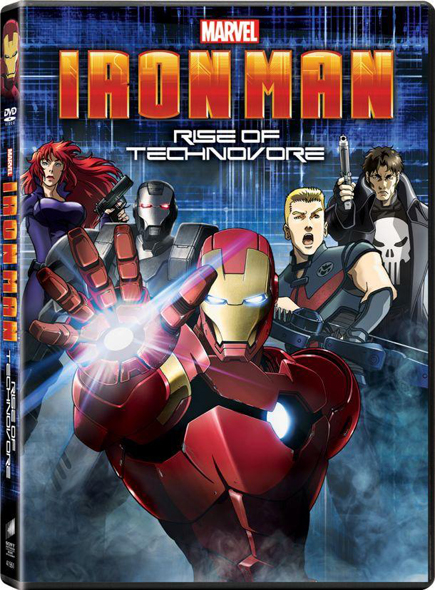 DVD y Blu-Ray de Iron Man: Rise of Technovore