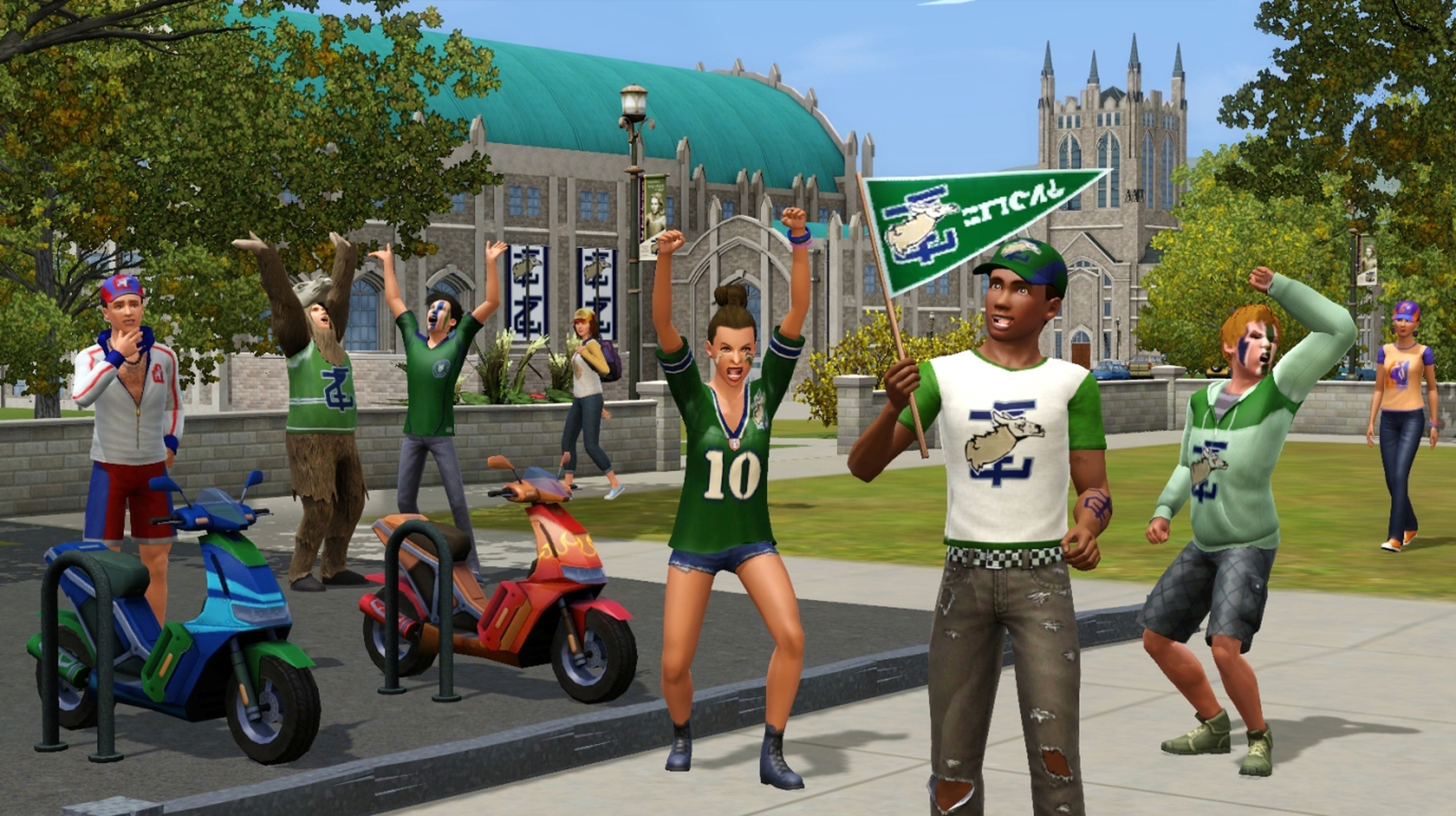 Los Sims 3 van a la universidad