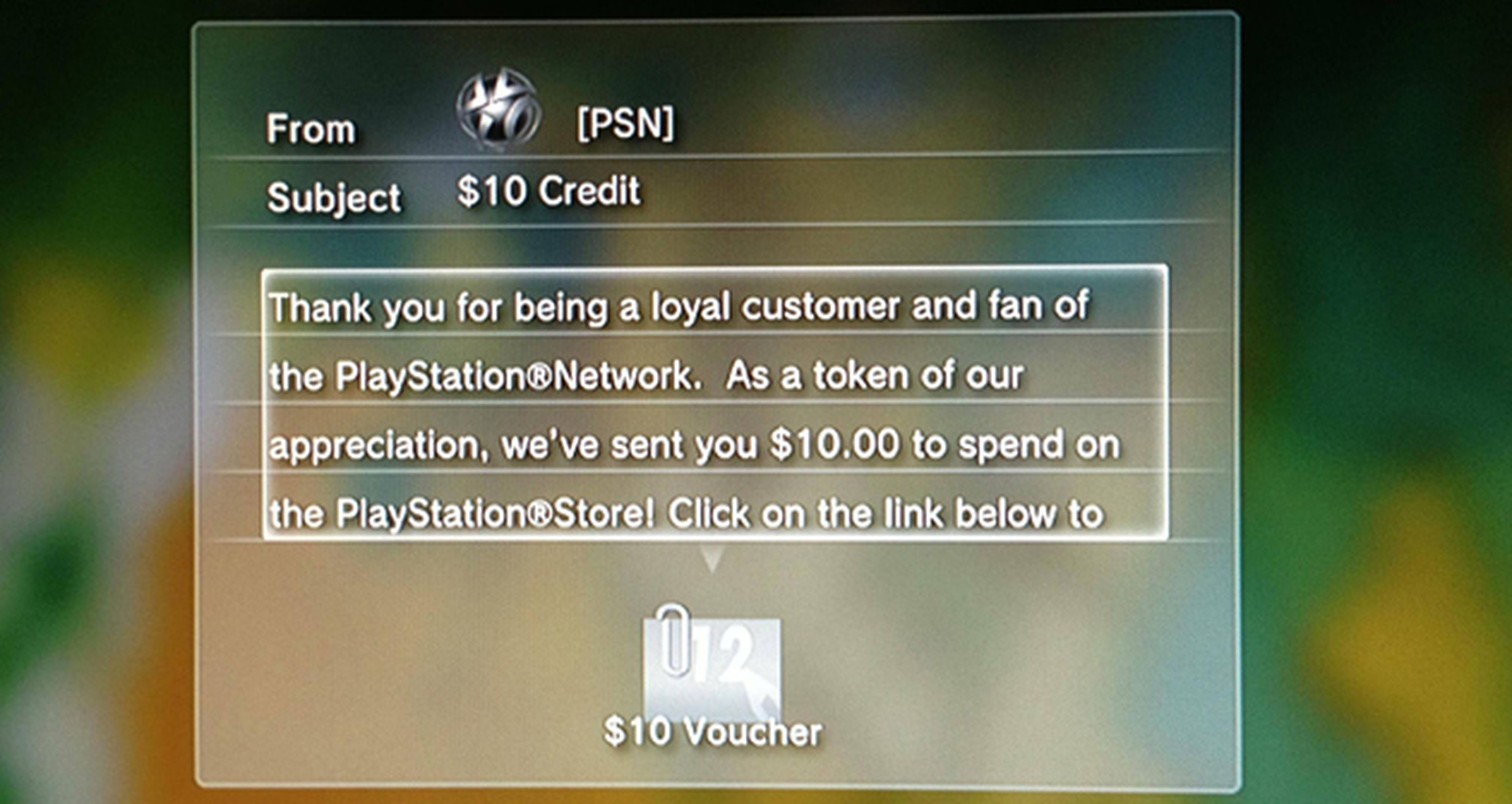 Sony regala vales de 10$ a través de PSN