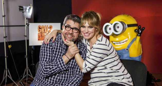 Flo y Patricia Conde, en el doblaje de Gru 2