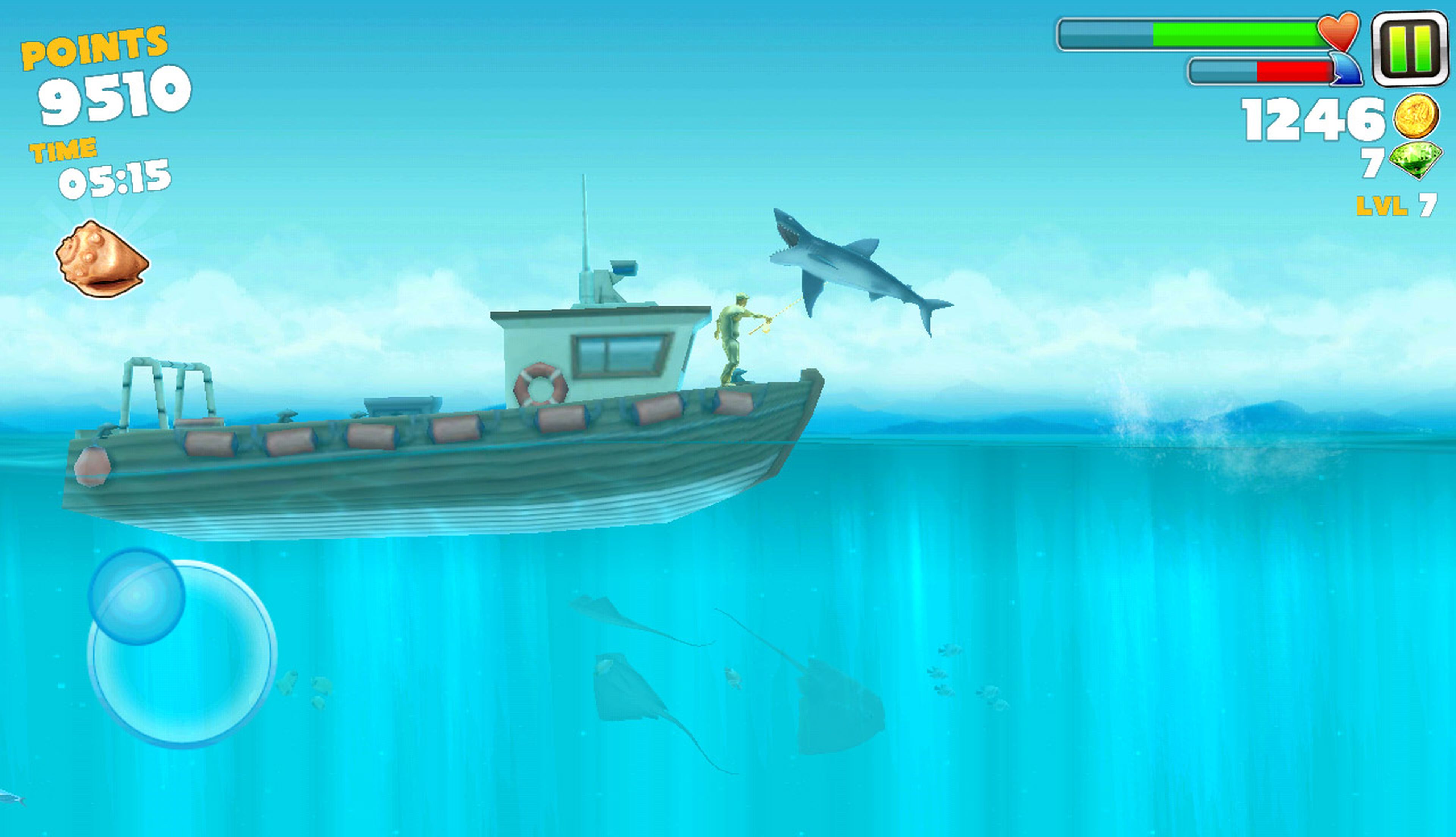 Análisis de Hungry Shark Evolution en Android e iOS