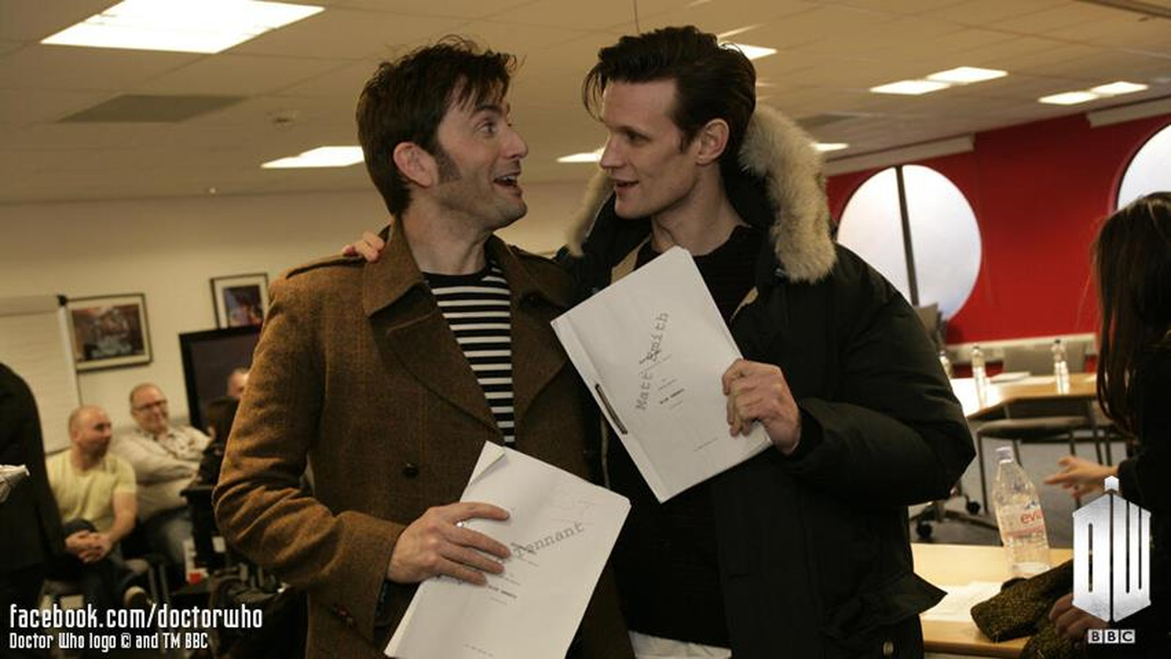 David Tennant y Matt Smith, juntos en el 50 Aniversario de Doctor Who