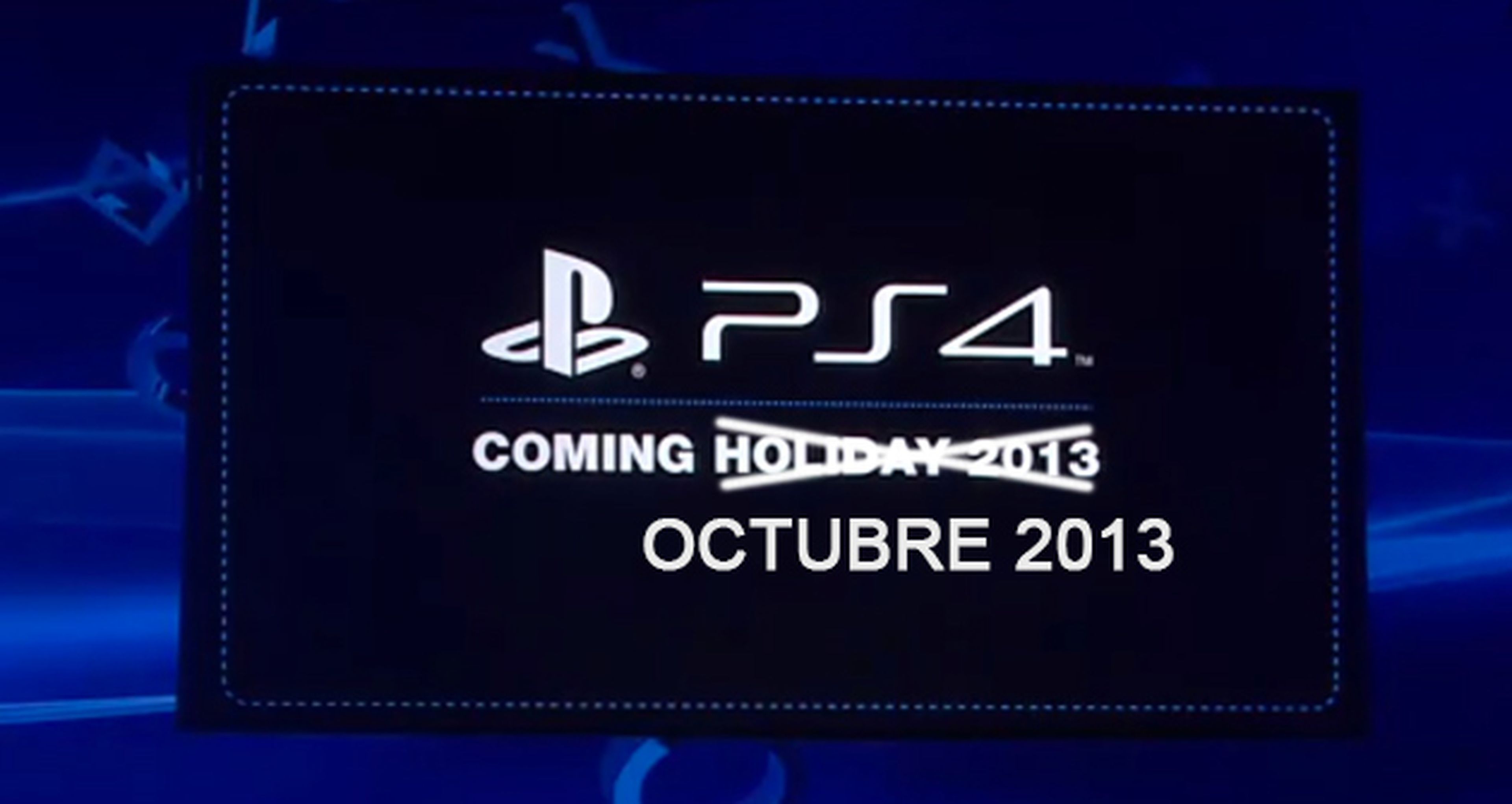 PS4 llegará el próximo mes de octubre