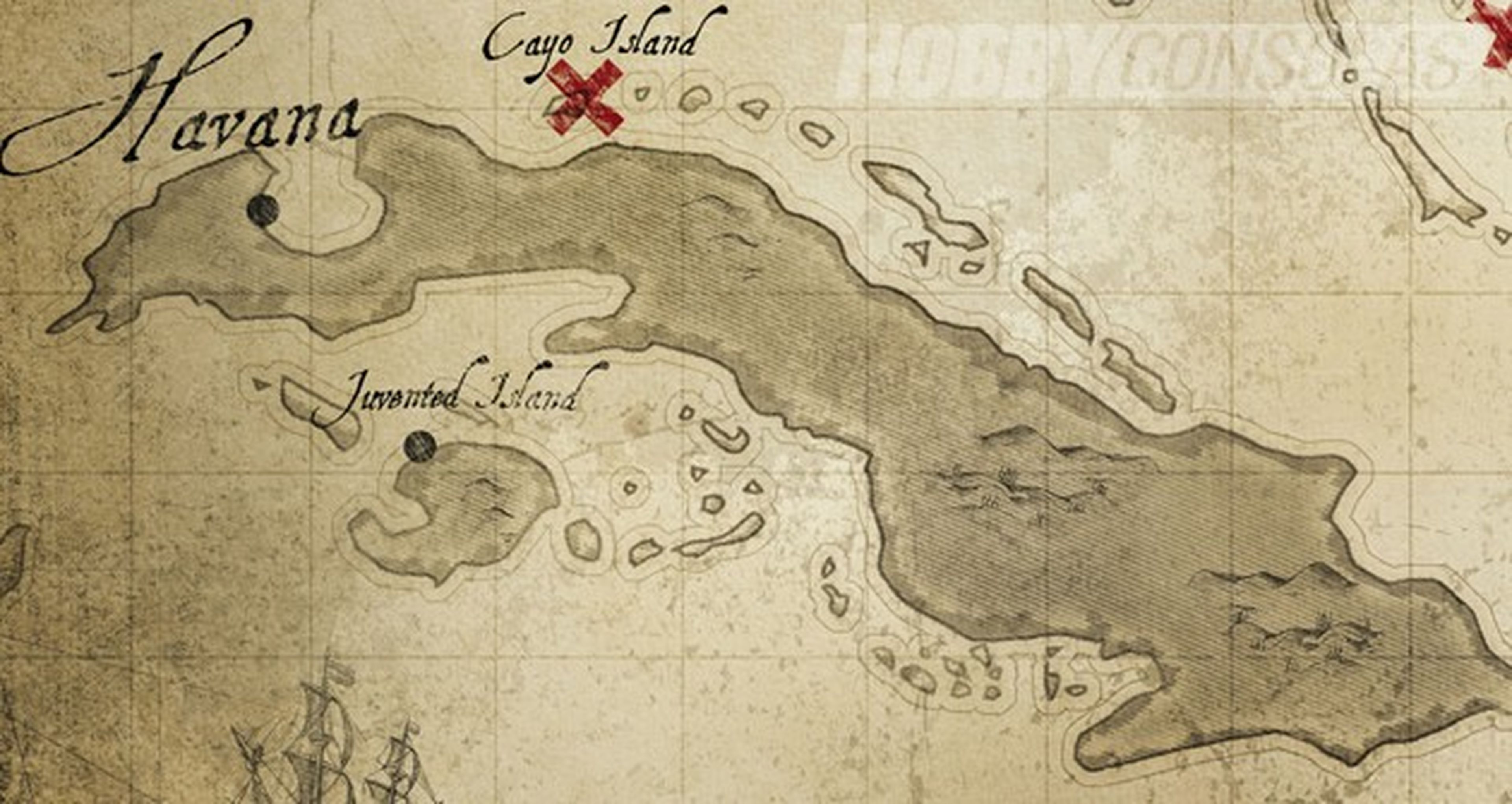 El mapa del tesoro de Assassin&#039;s Creed 4