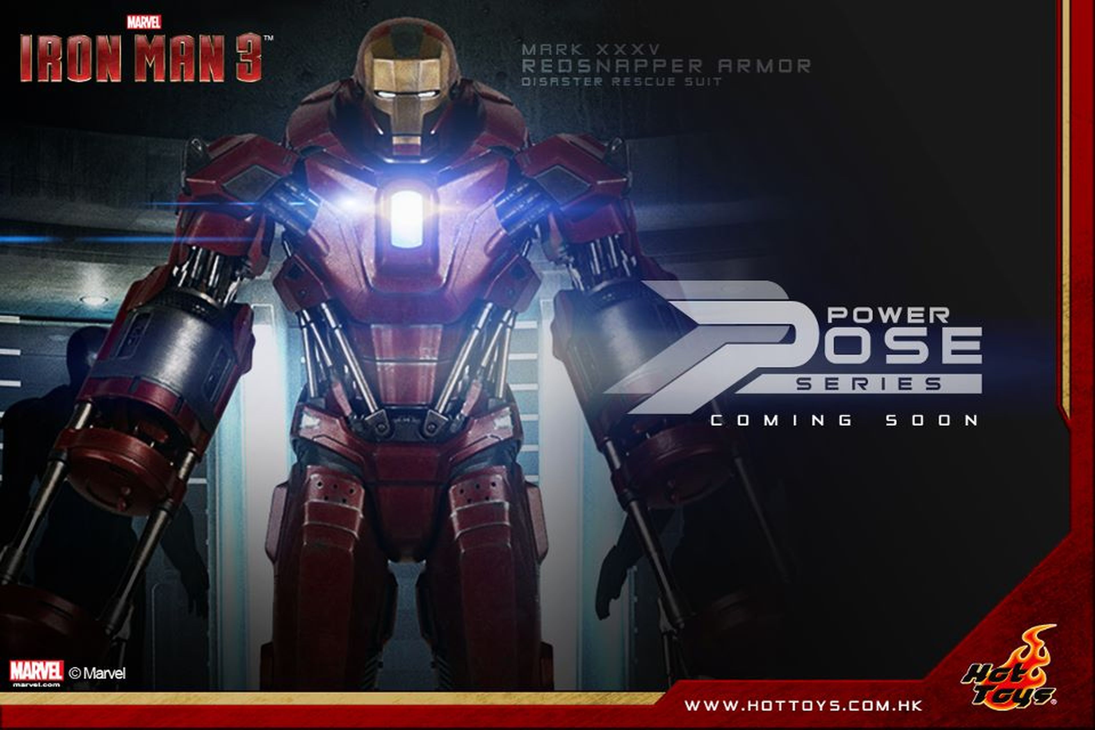 Tres nuevas armaduras de Iron Man 3 de Hot Toys