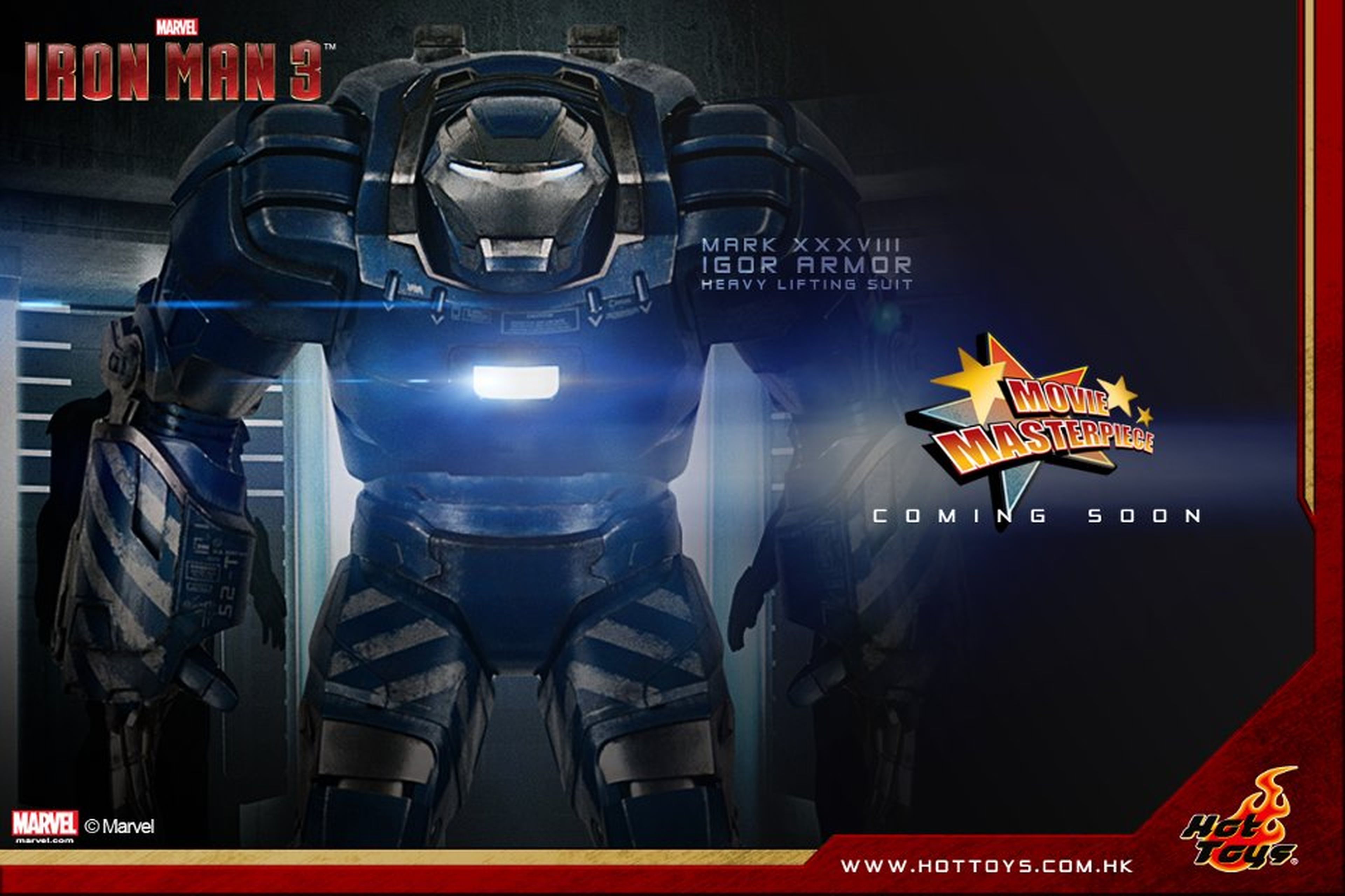 Tres nuevas armaduras de Iron Man 3 de Hot Toys