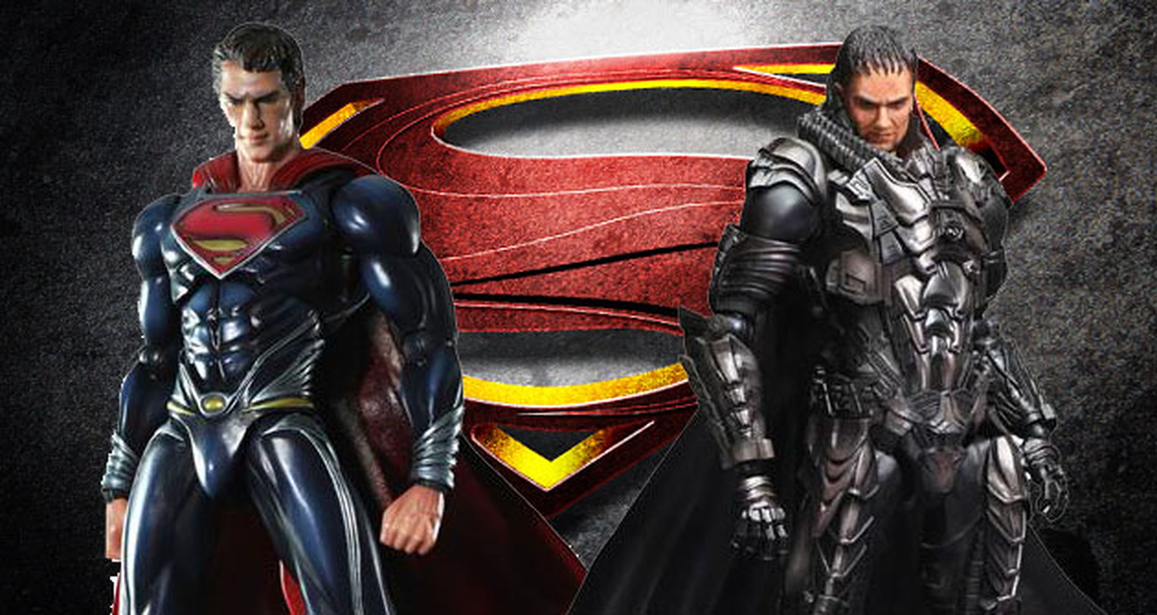 Figuras de acción Superman y Zod de Man of Steel