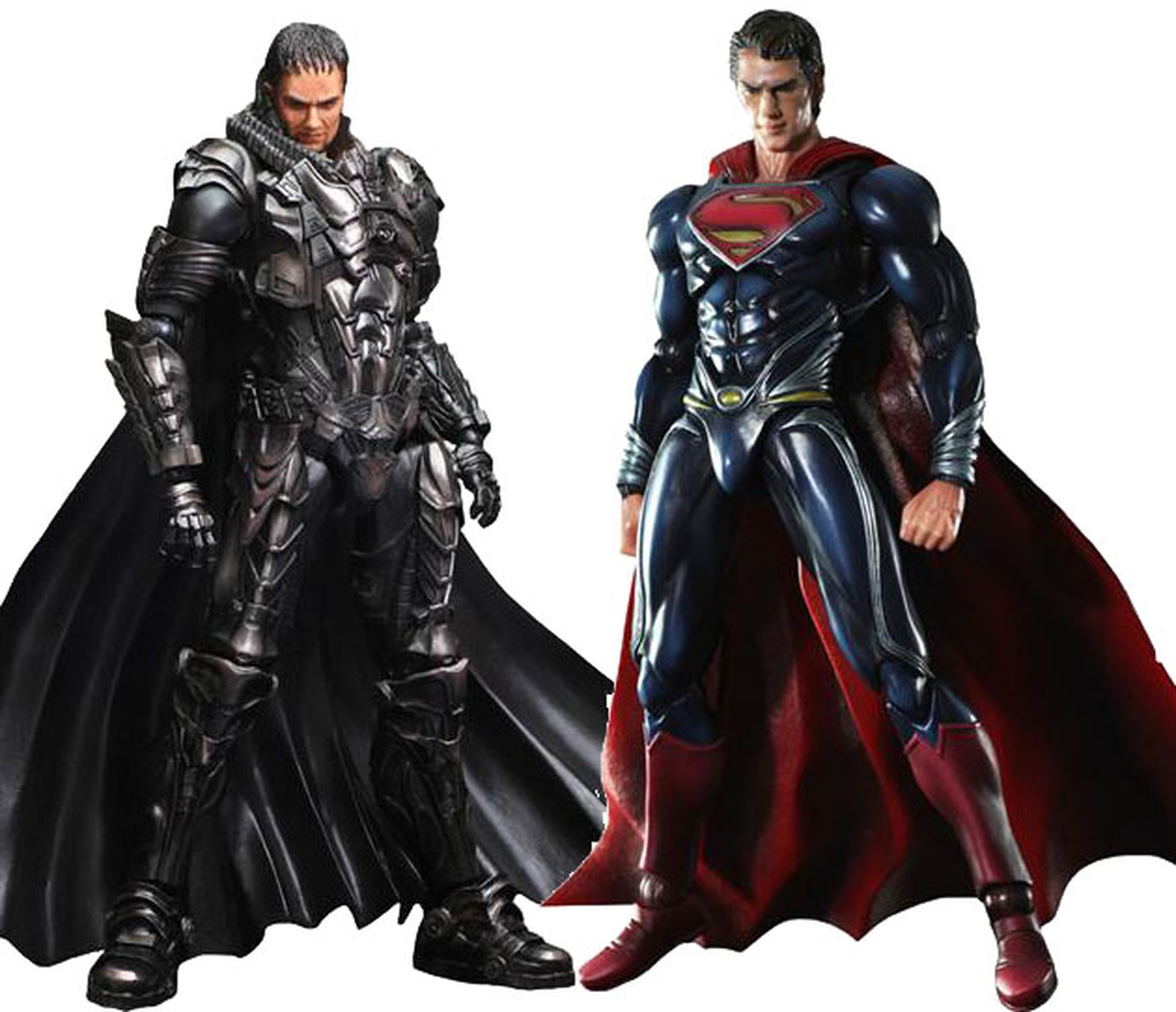 Figuras de acción Superman y Zod de Man of Steel