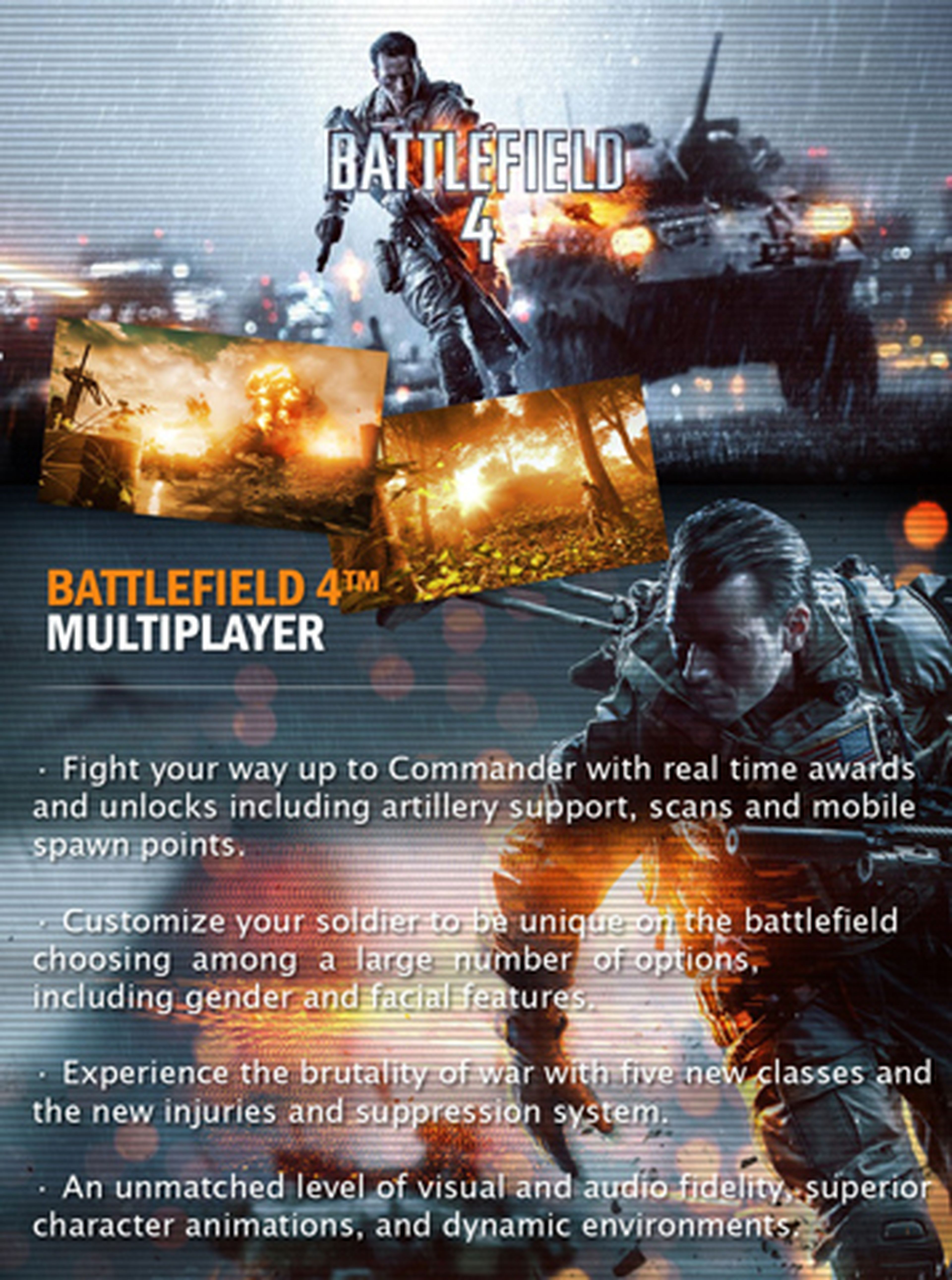 EA niega la personalización total del online de Battlefield 4