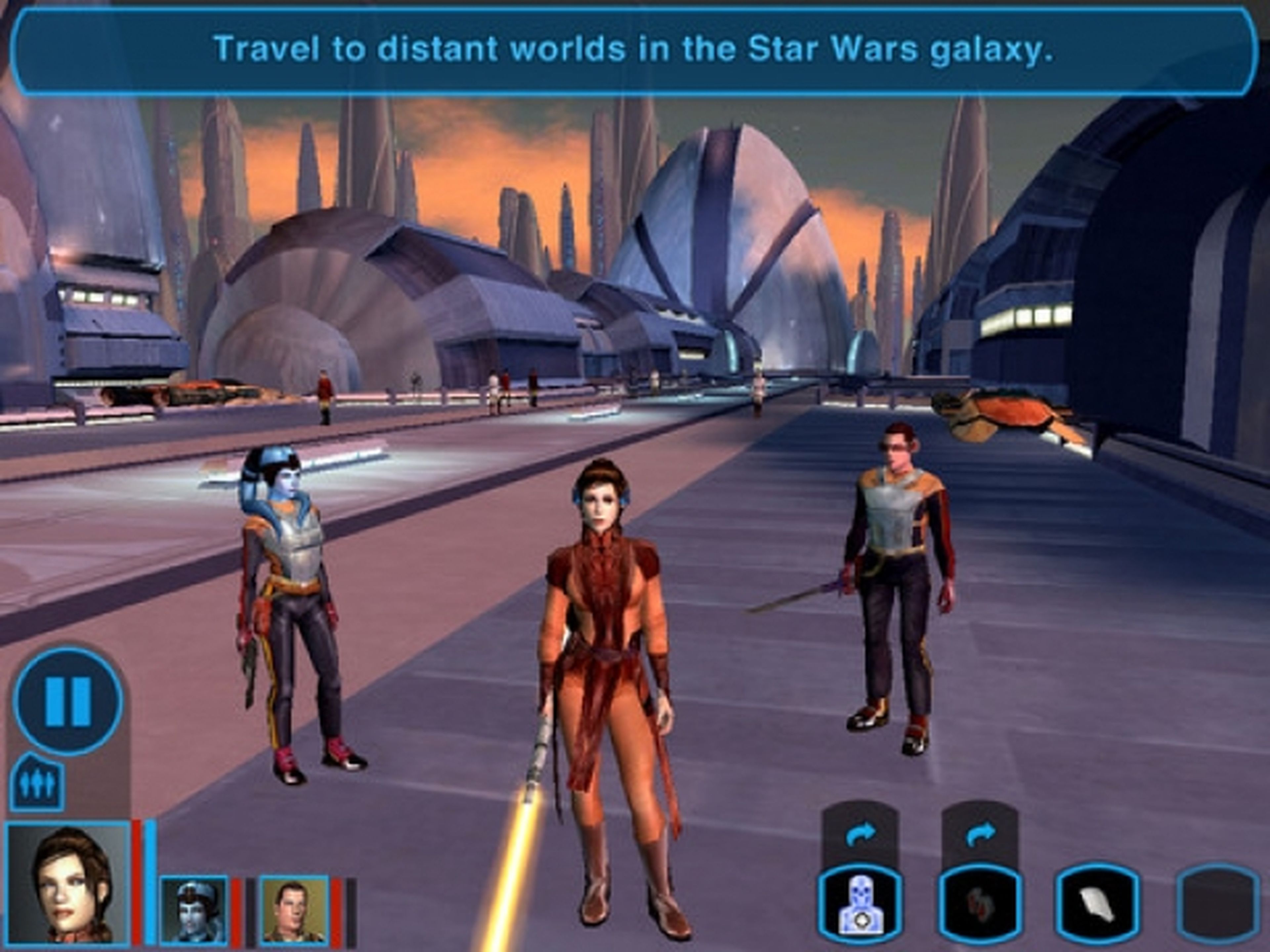 Star Wars KOTOR ya despliega su rol en iPad