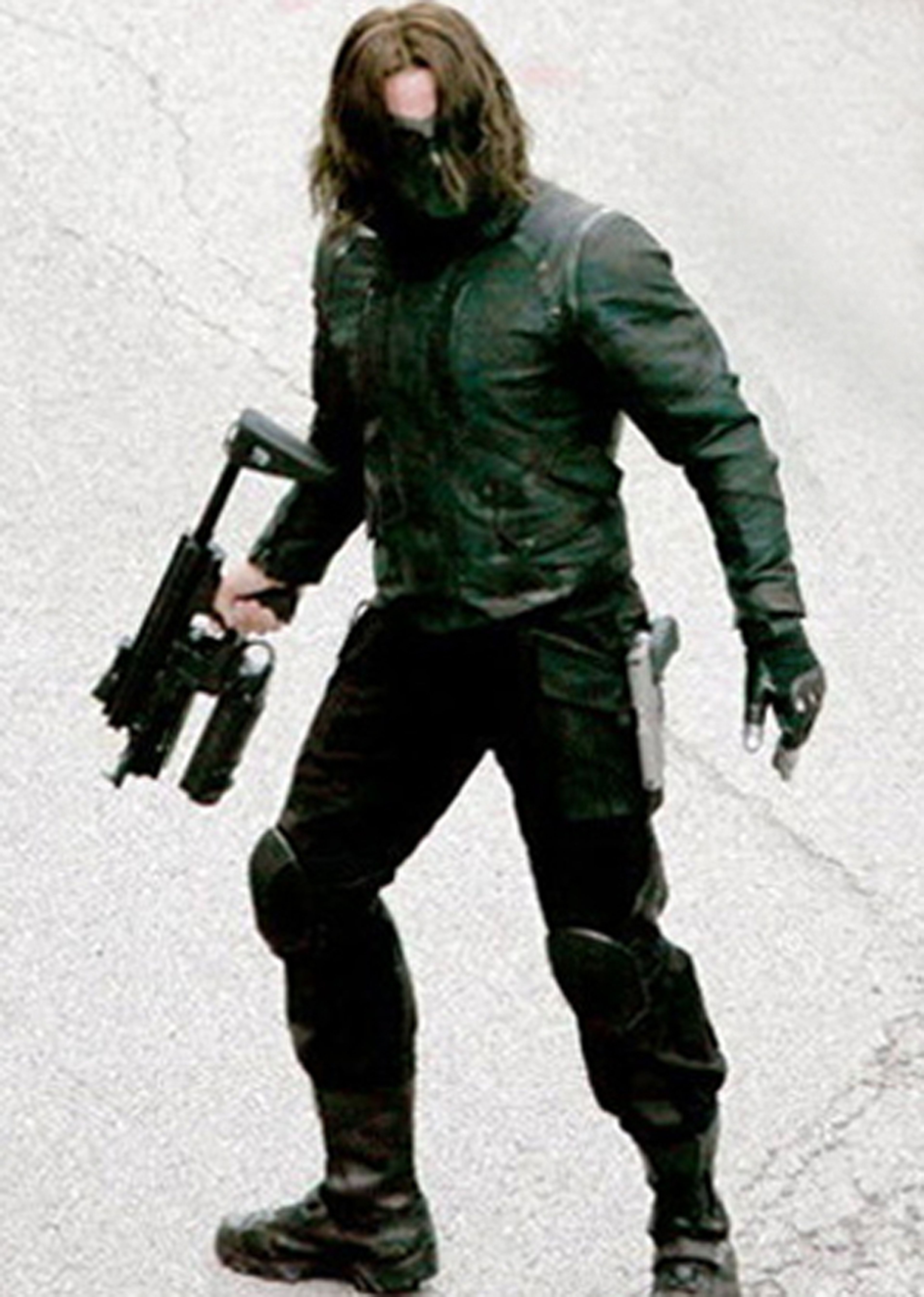 Sebastian Stan caracterizado como Winter Soldier