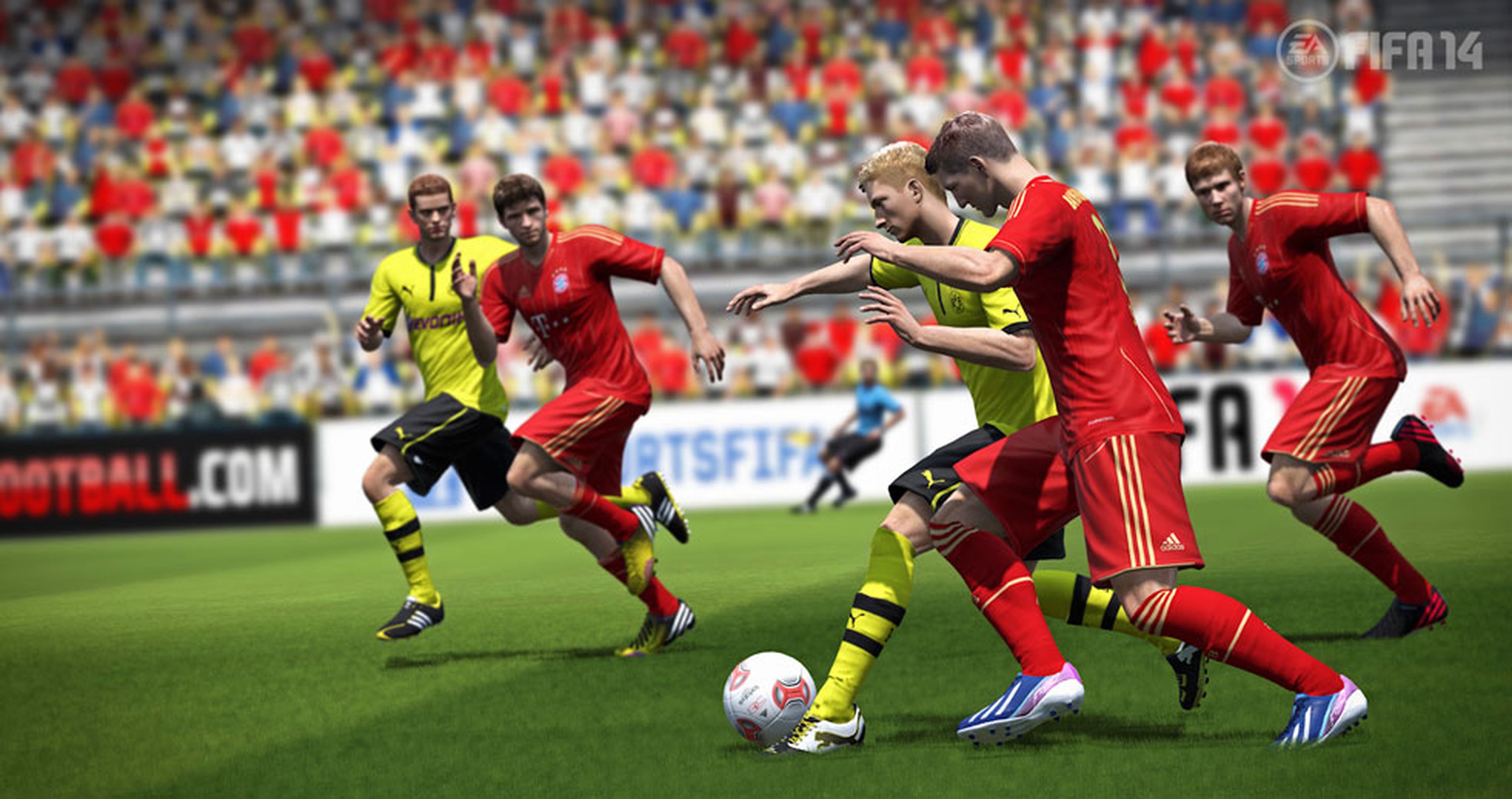 FIFA 14 se mide a PES 2014