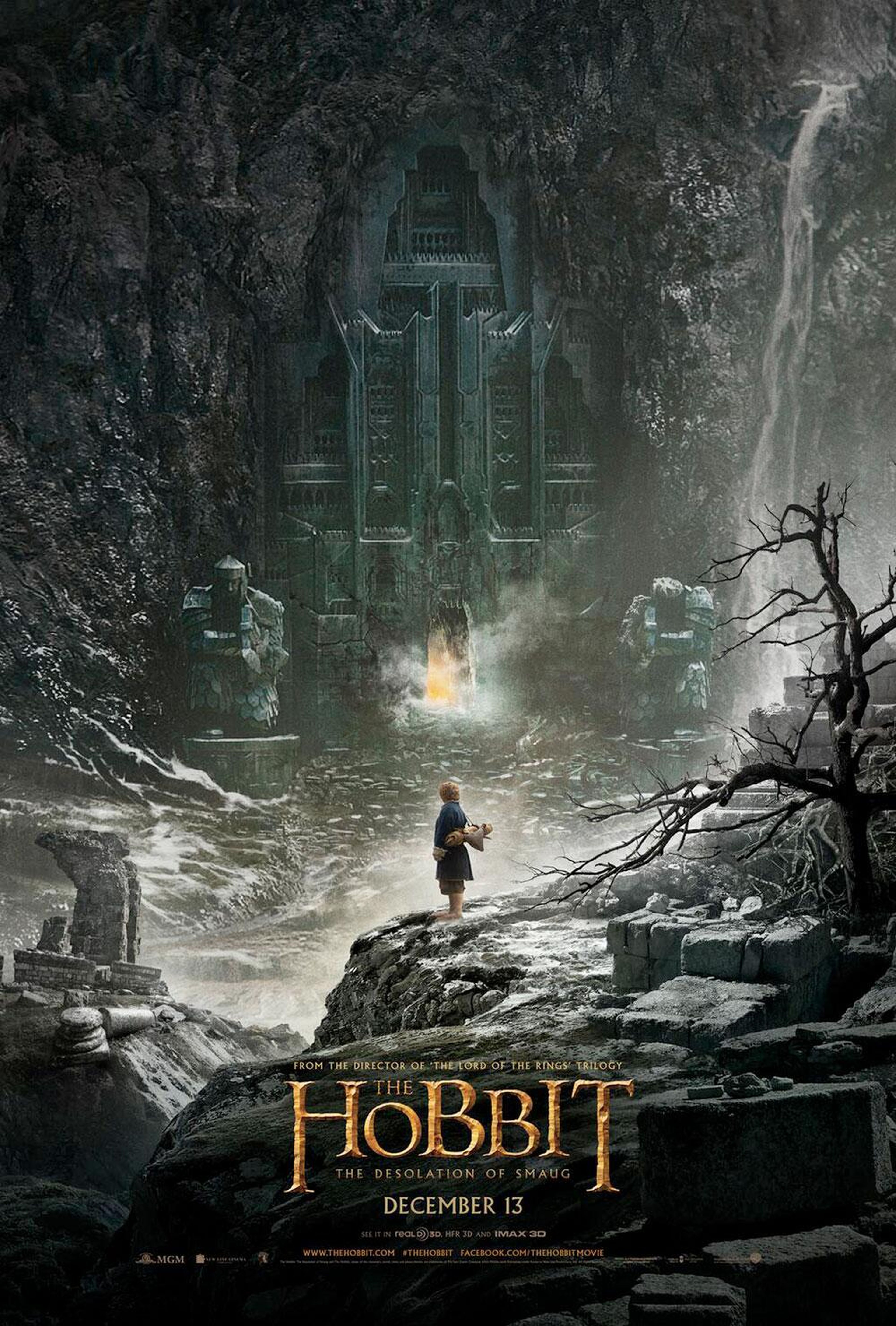 Primer cartel de El Hobbit: La Desolación de Smaug