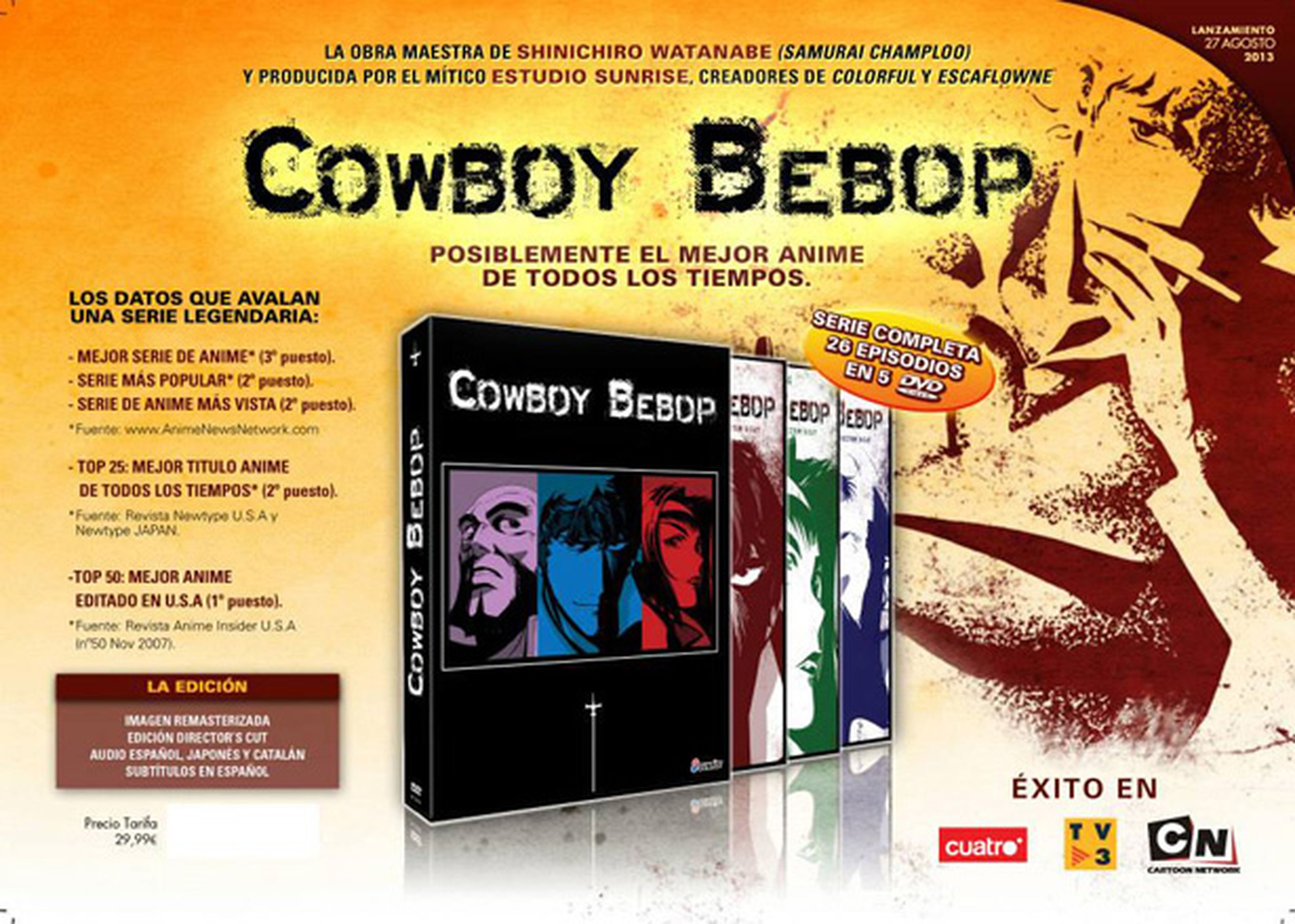 Reedición del anime Cowboy Bebop