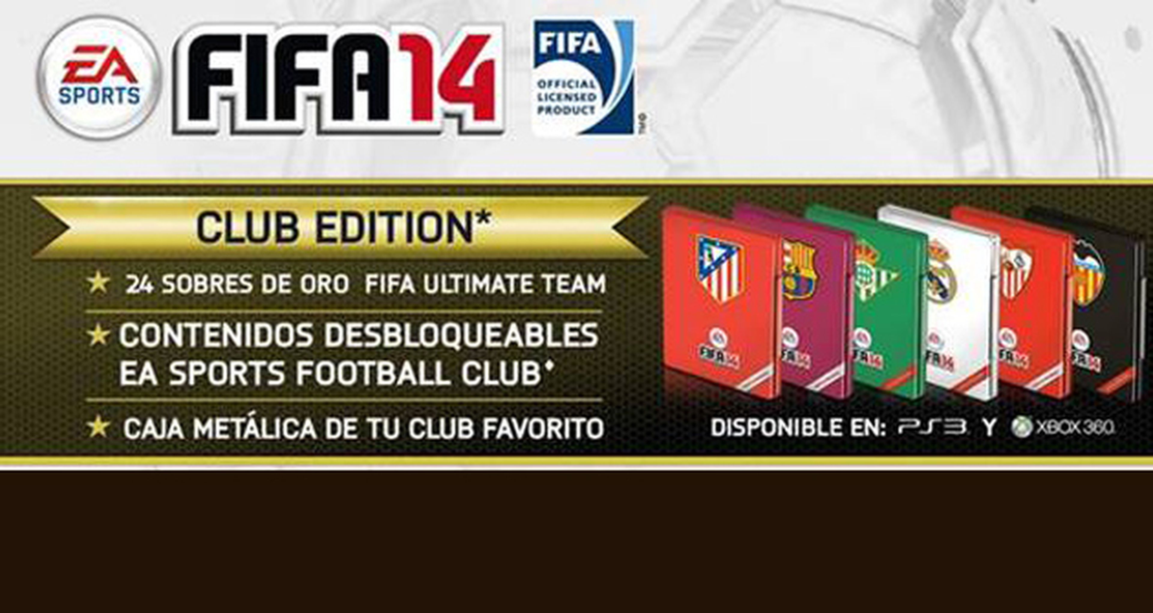 Incentivos de reserva de FIFA 14 Club Edition