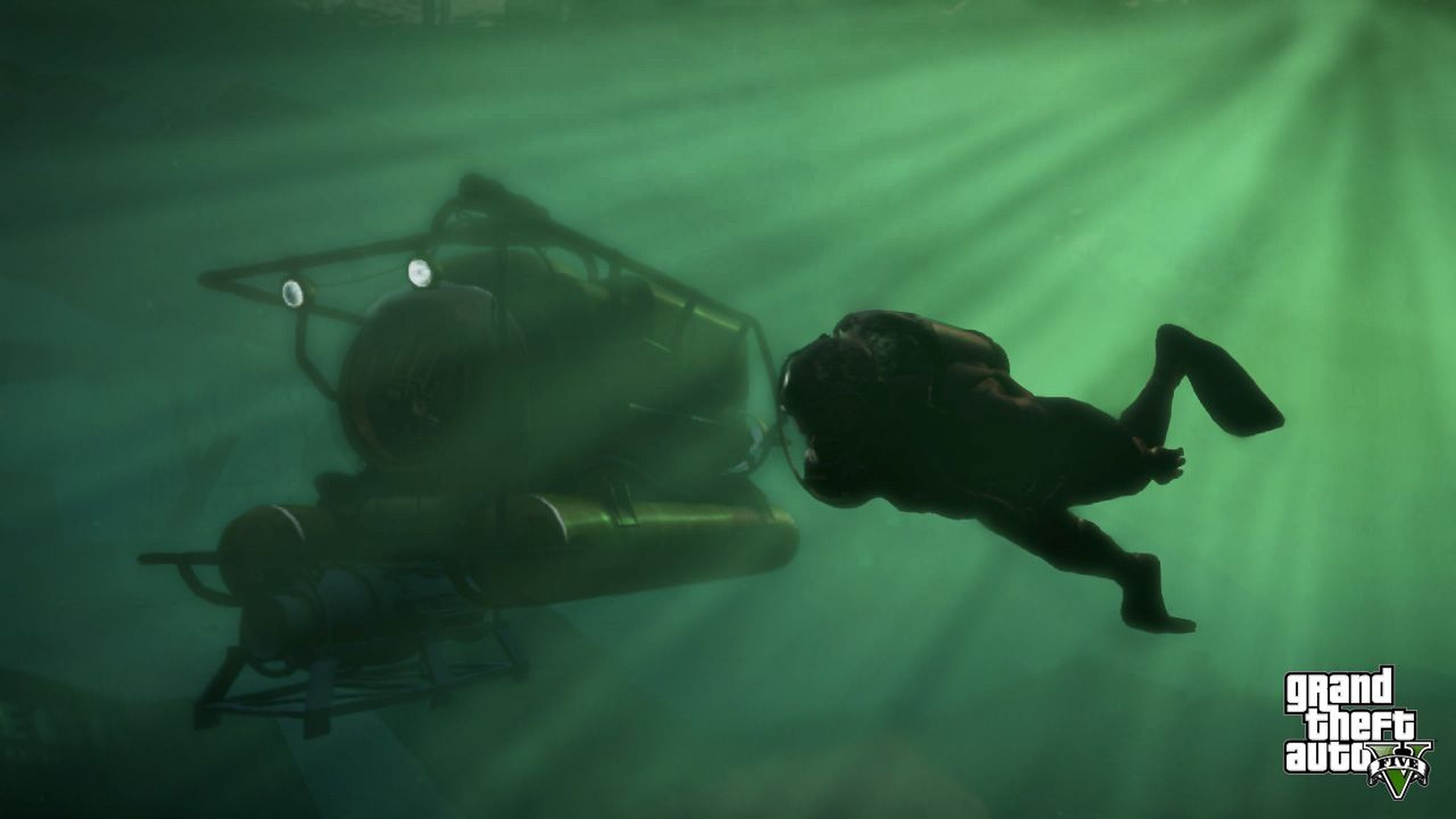 GTA V: el submarino y la exploración
