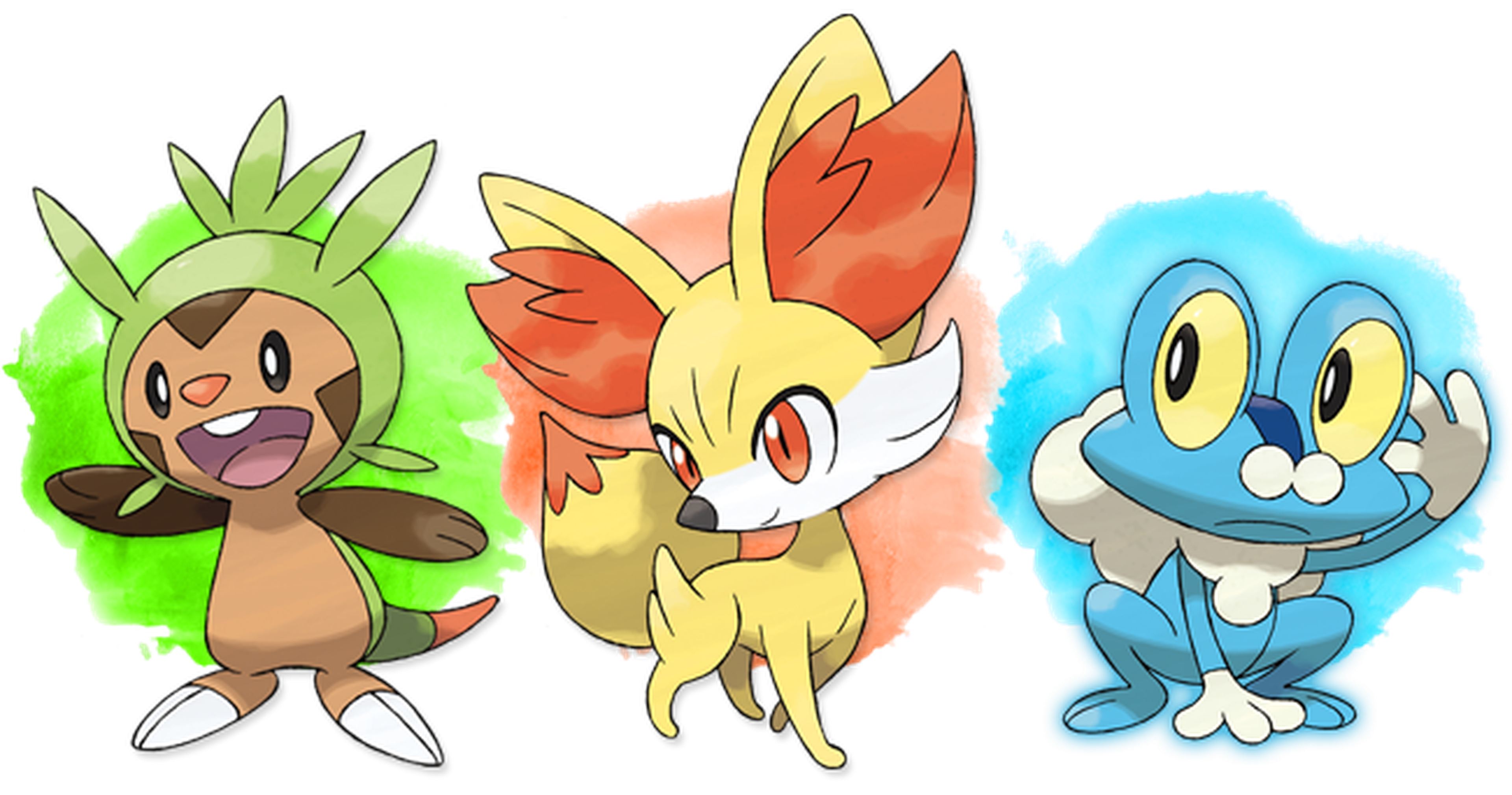 Pokémon X/Y: Chespin, Fennekin y Froakie a examen