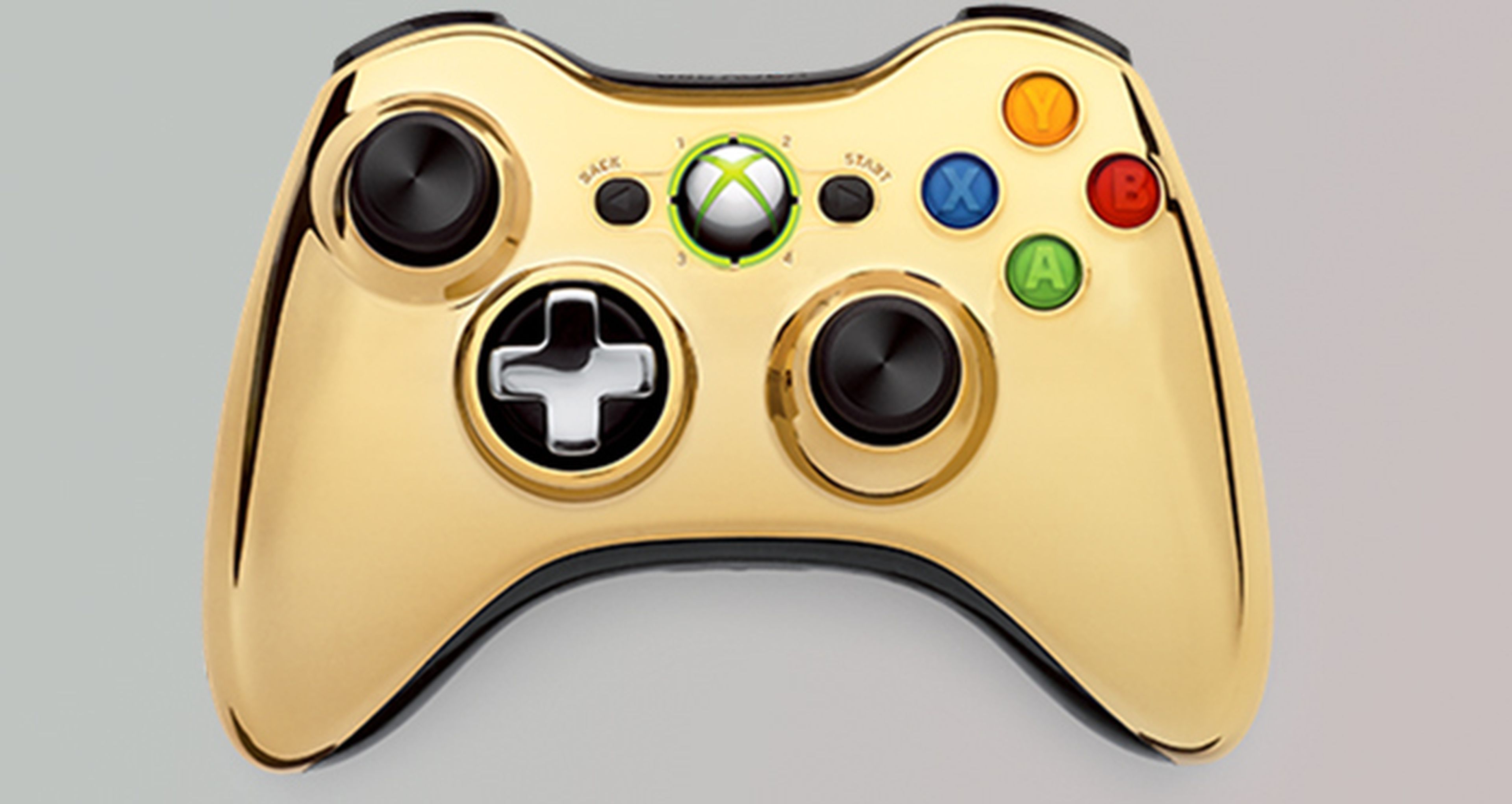 Xbox 360 estrenará mando de color dorado en agosto