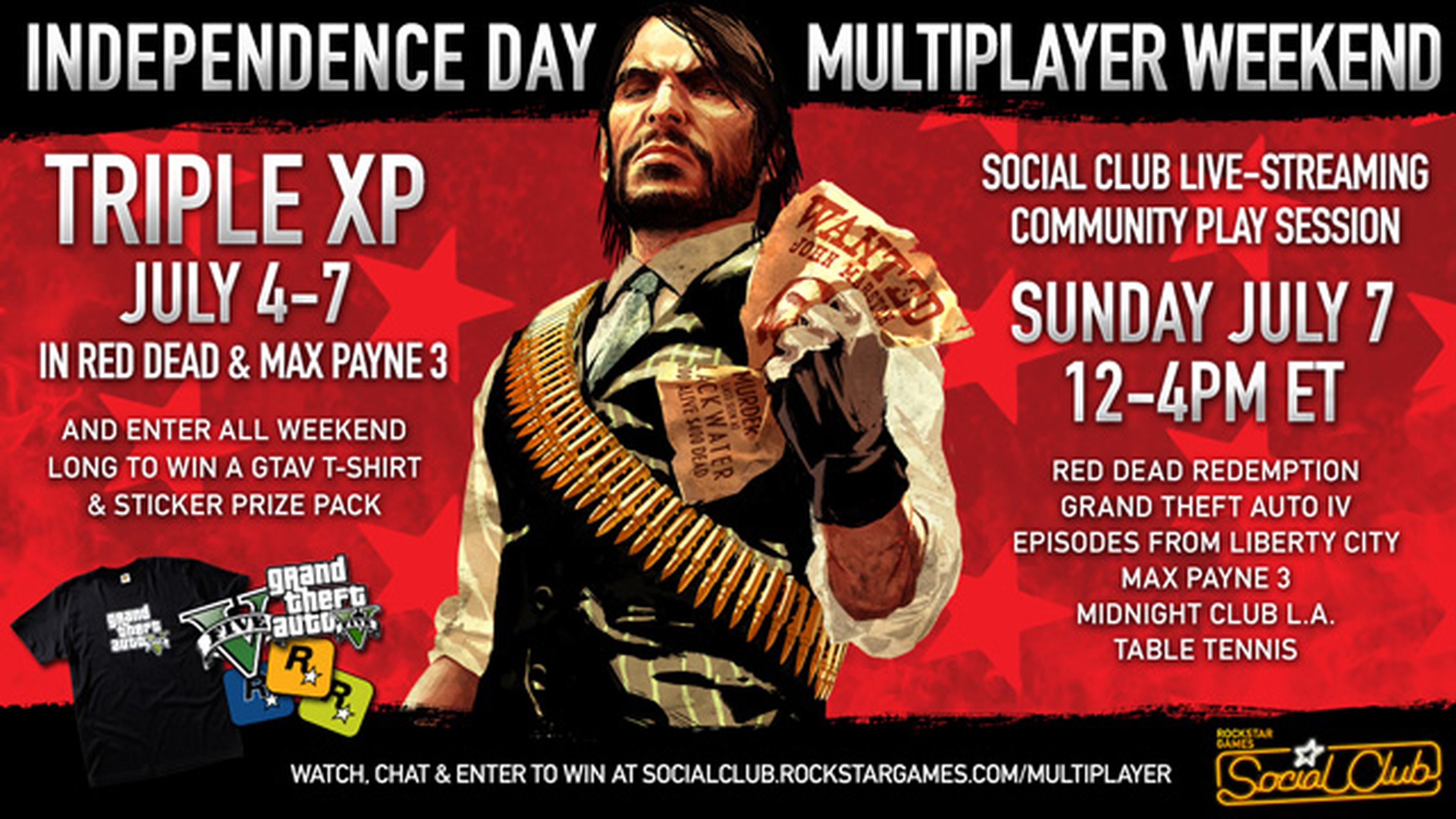 Rockstar celebra el 4 de julio con el multijugador