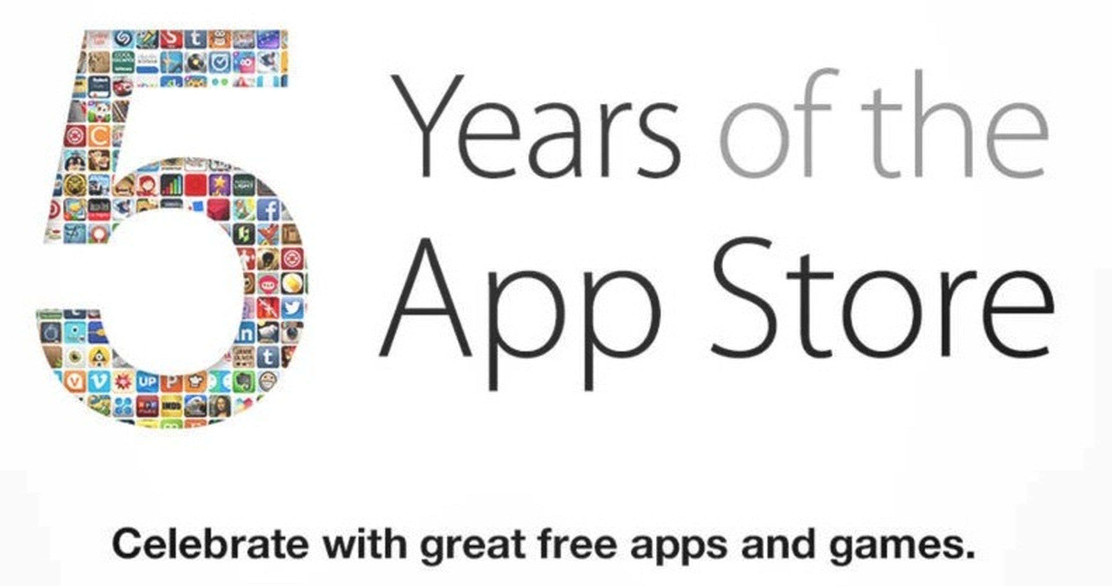 Juegos y Apps iOS gratis por el 5º aniversario de App Store