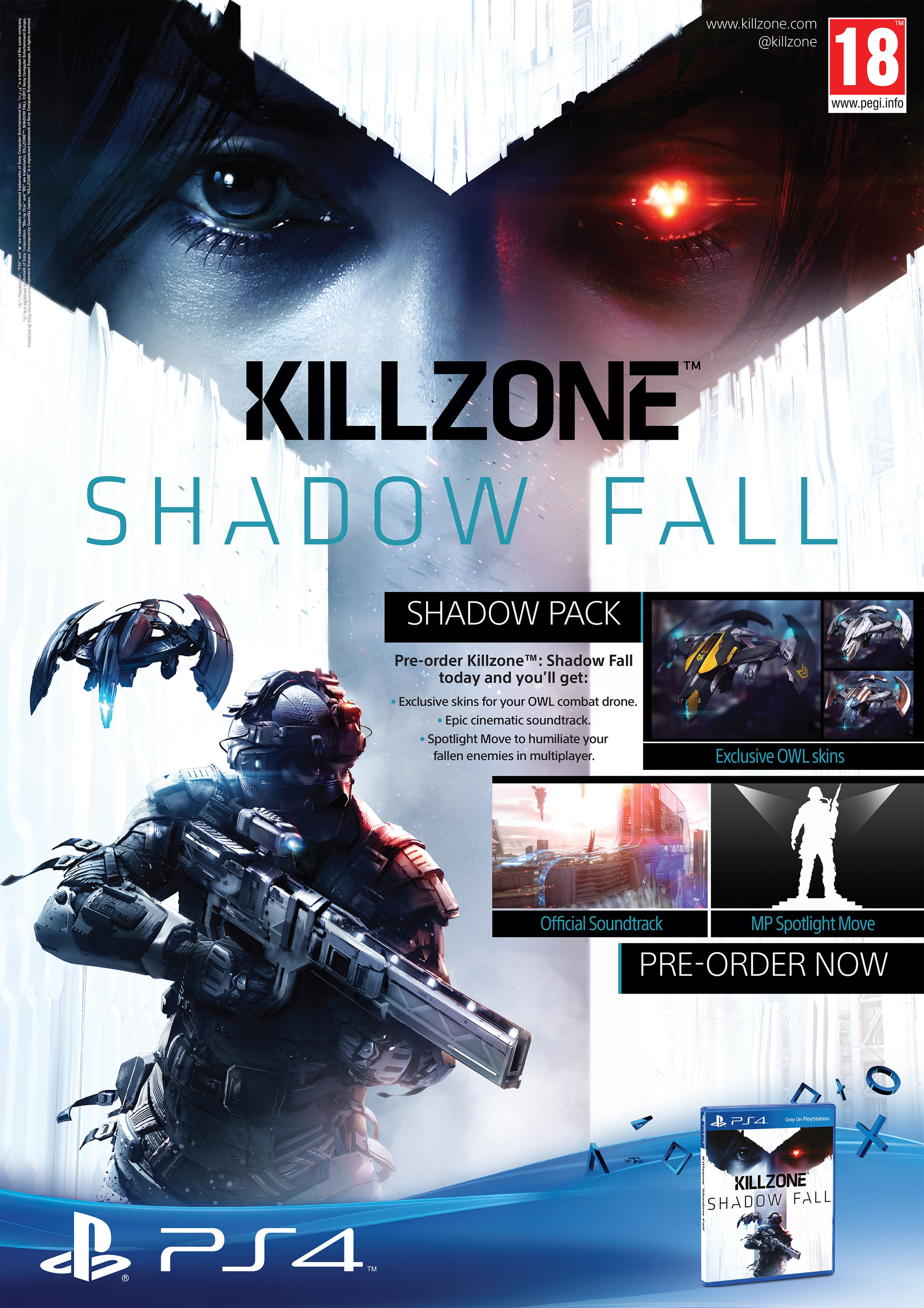 Gameplay y bonus de reserva de Killzone Shadow Fall