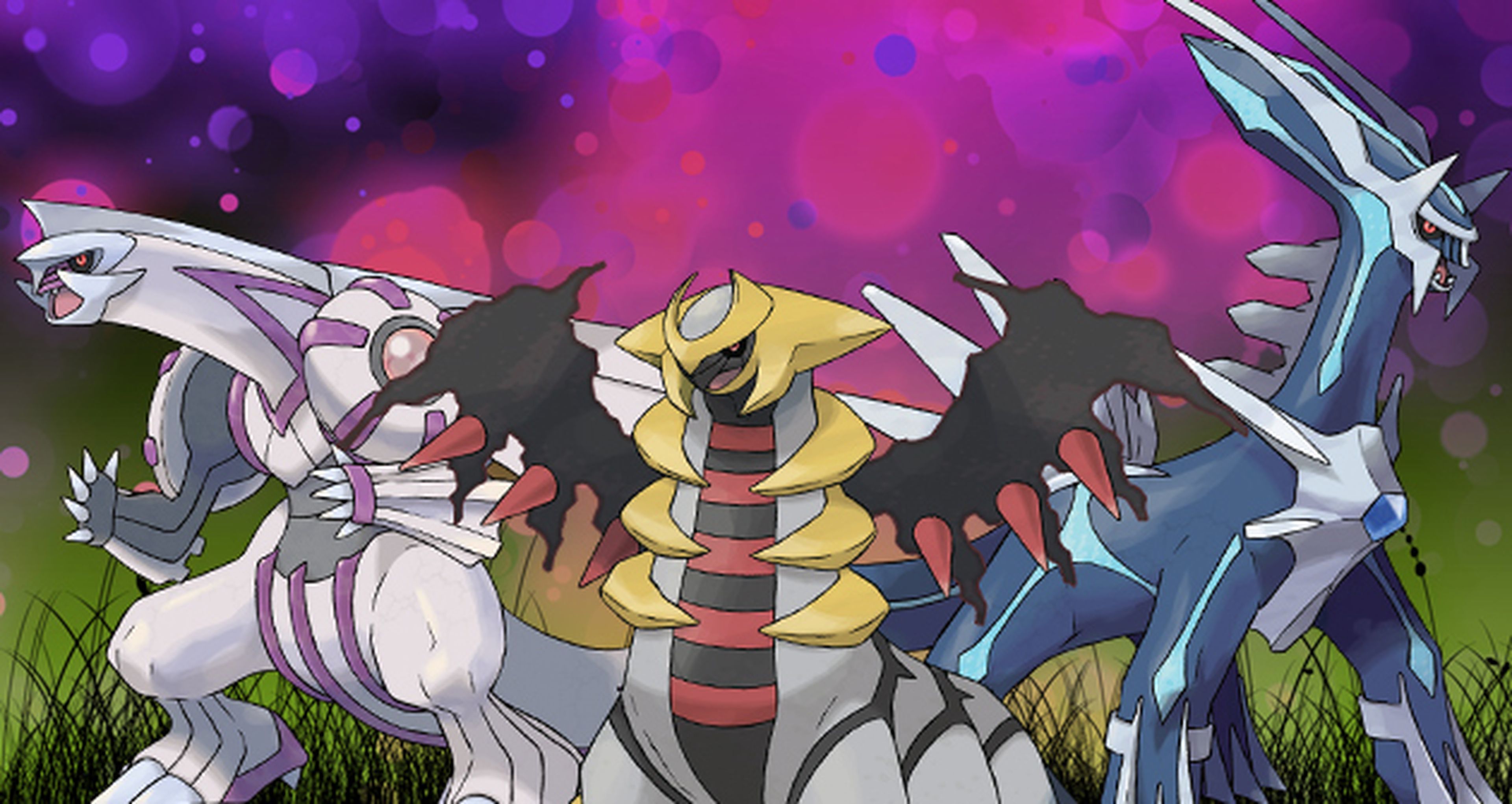 Próximo evento Pokémon: Palkia, Dialga y Giratina variocolor