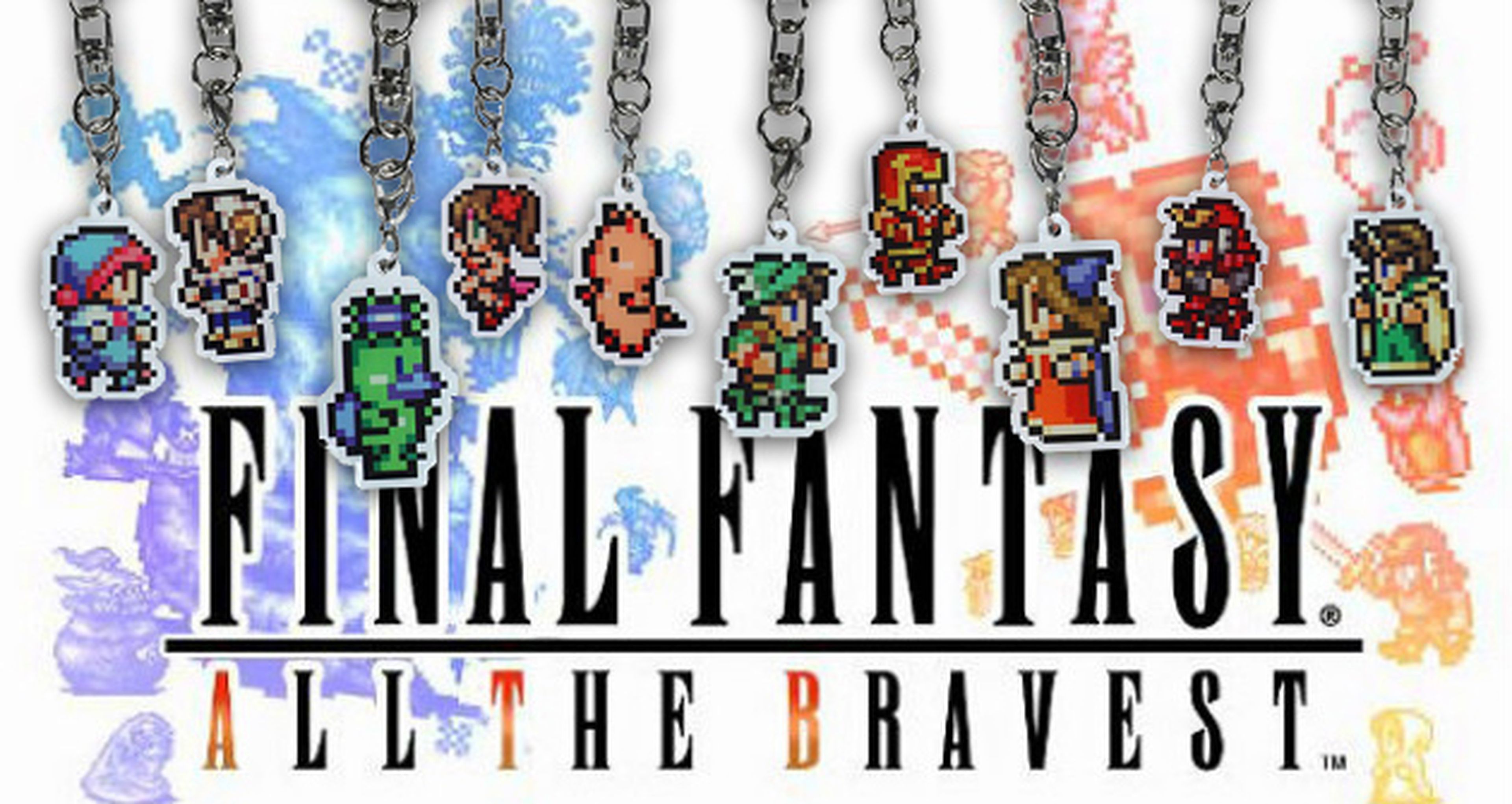 Los llaveros de Final Fantasy All the Bravest por 85€