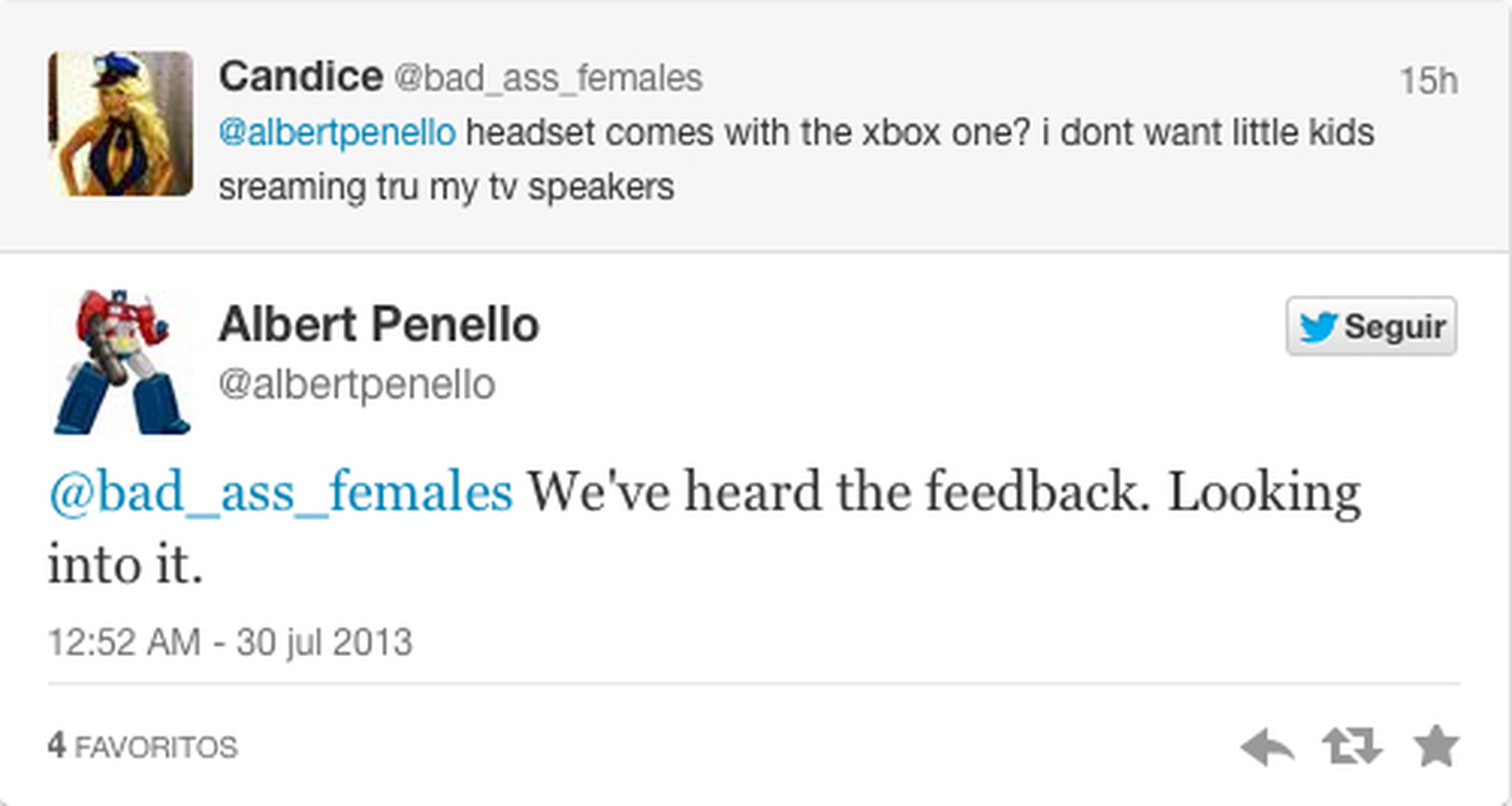 Xbox One junto con su 'headset' es posible