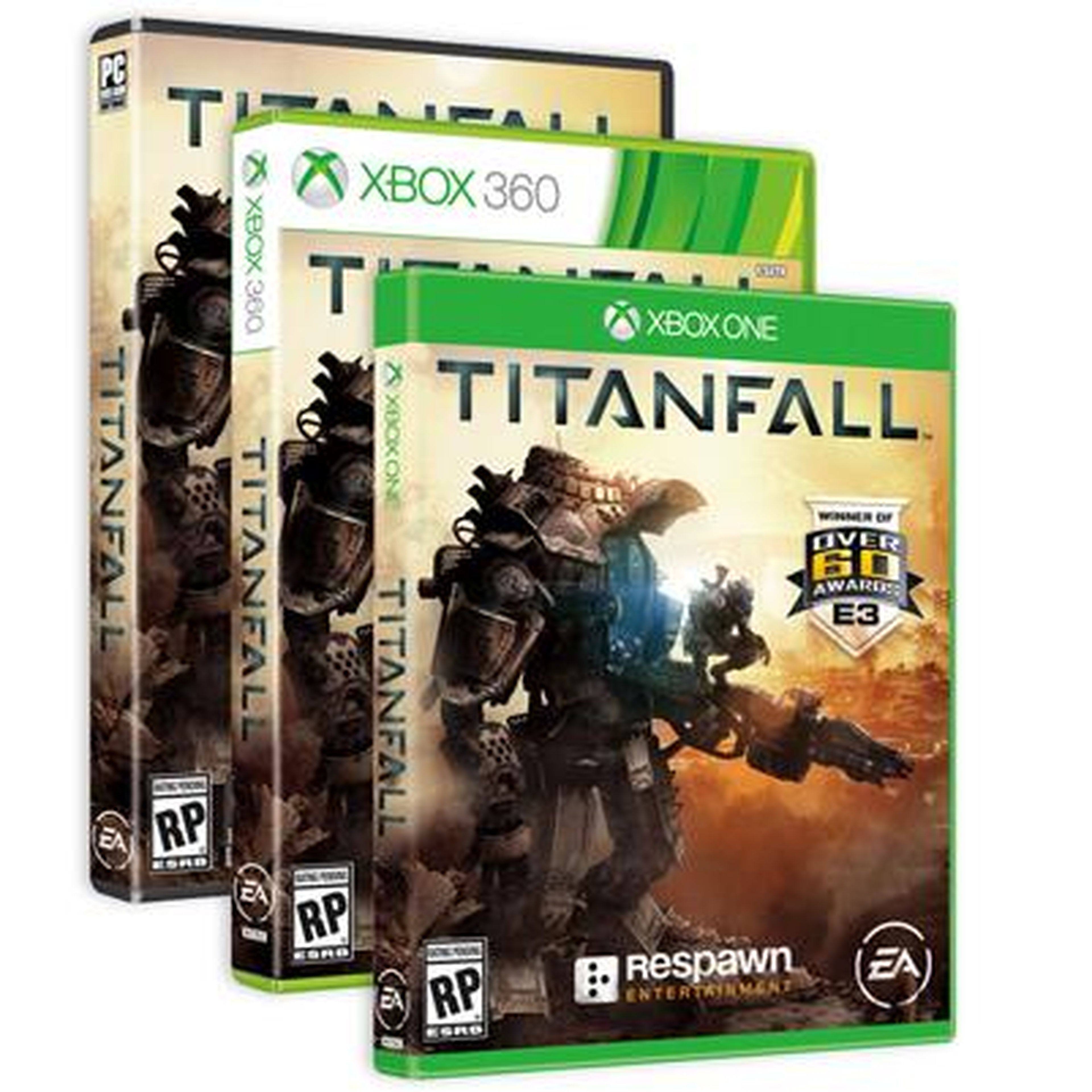 Así es la carátula de Titanfall en Xbox One, 360 y PC