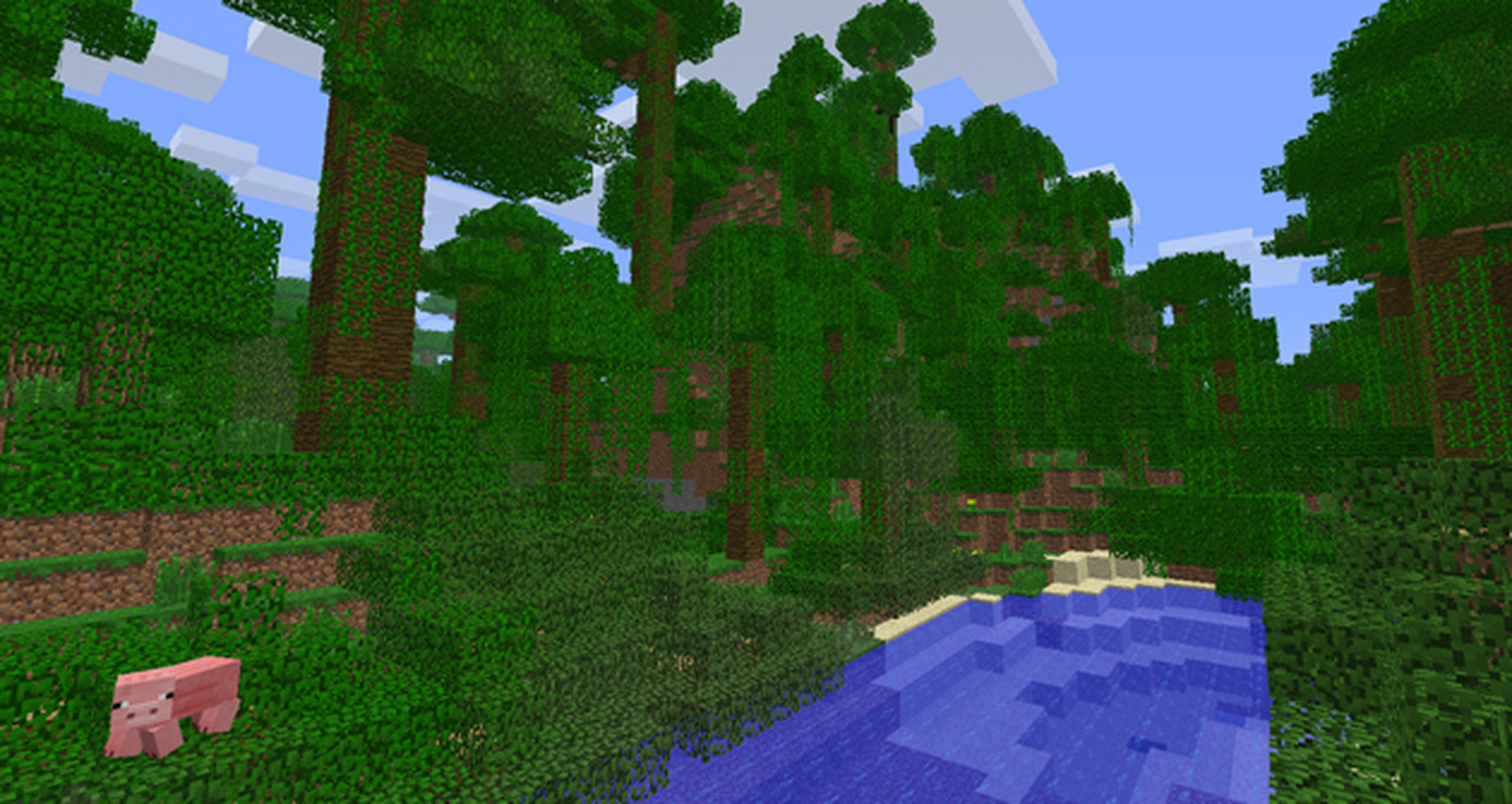 Minecraft Xbox 360 Edition se interna en la jungla