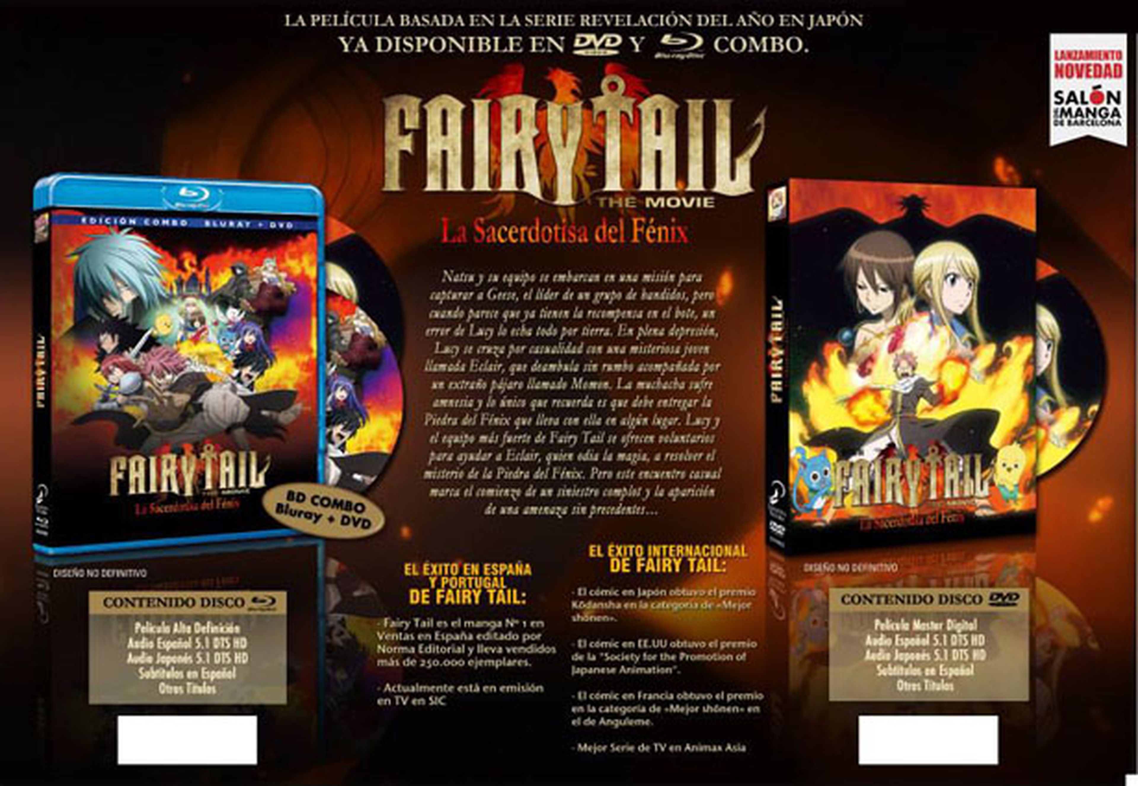 Fairy Tail: La sacerdotisa del Fénix, en octubre