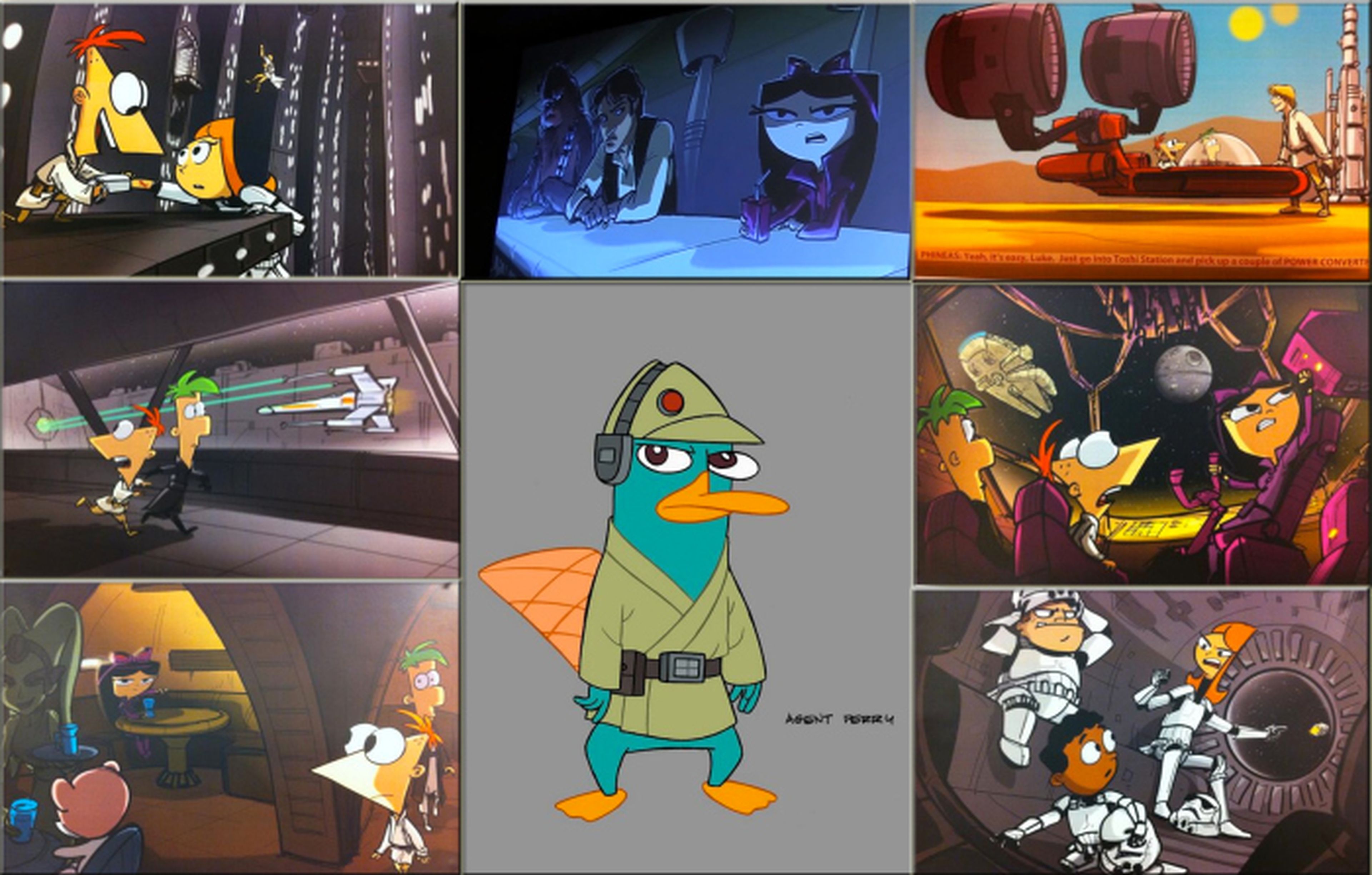 Concept arts de Phineas y Ferb/Star Wars, revelados