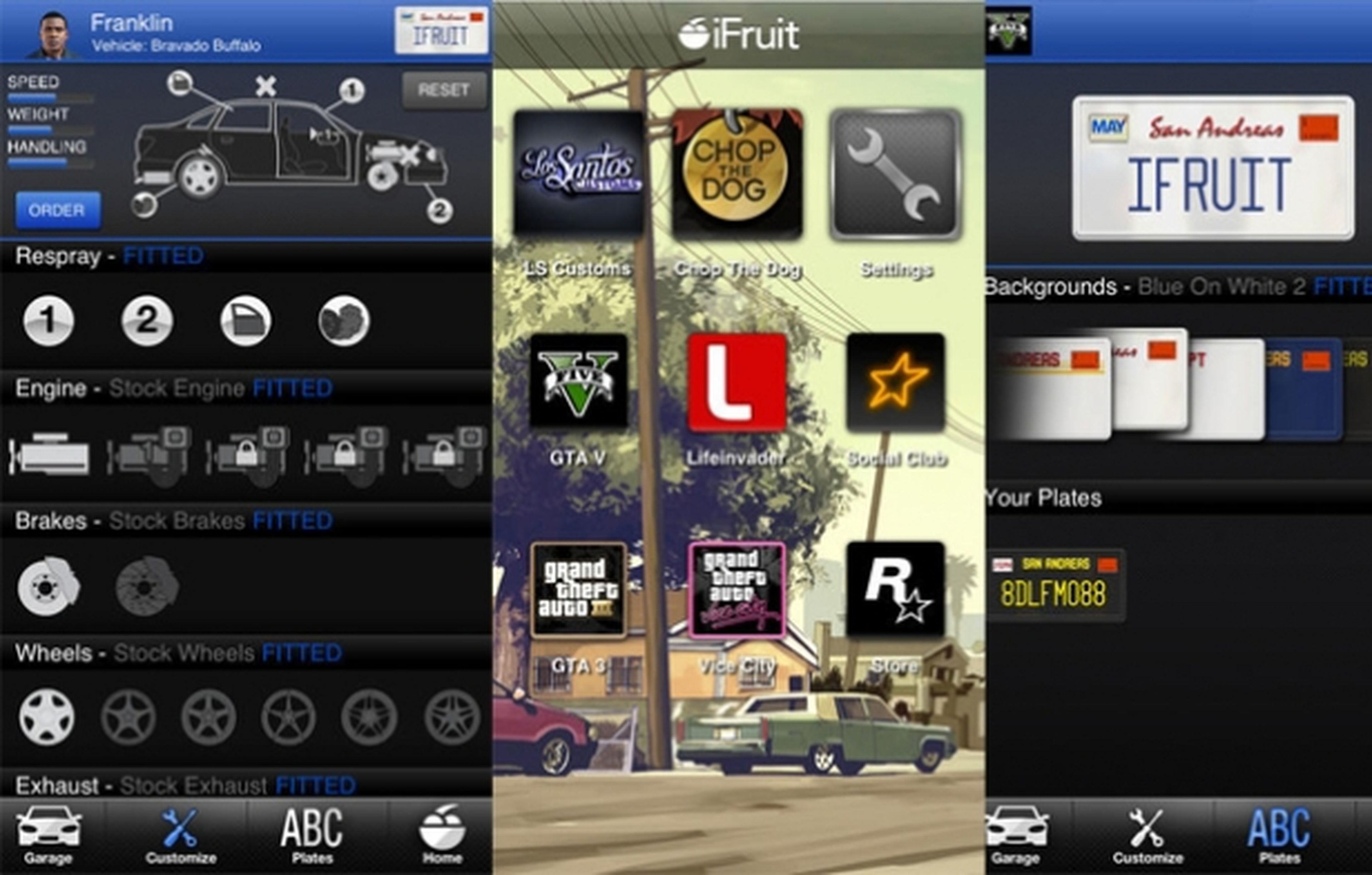 iFruit, la App para iPhone y iPad de GTA V, se actualiza