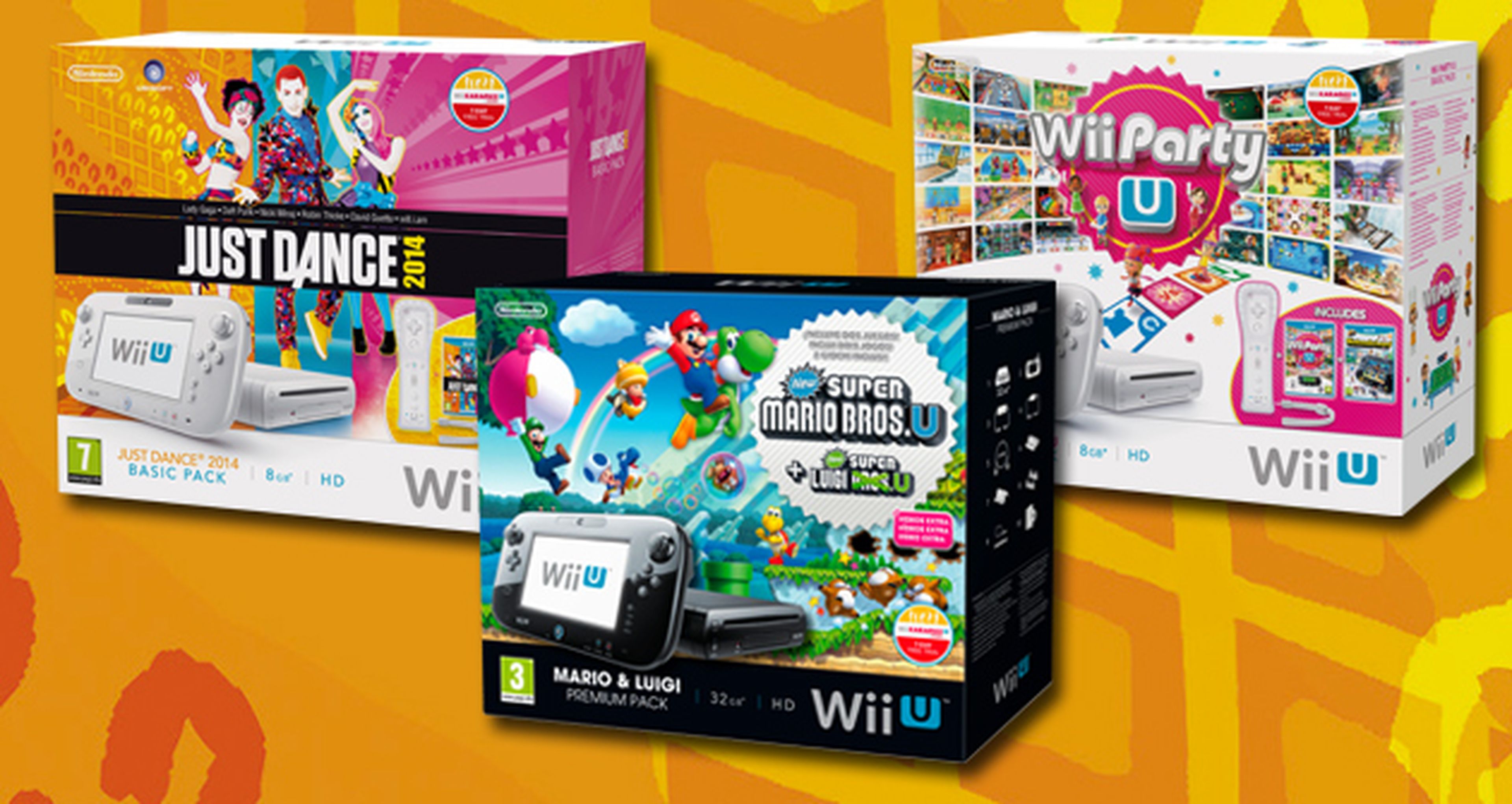 Tres nuevos packs de Wii U para Navidad