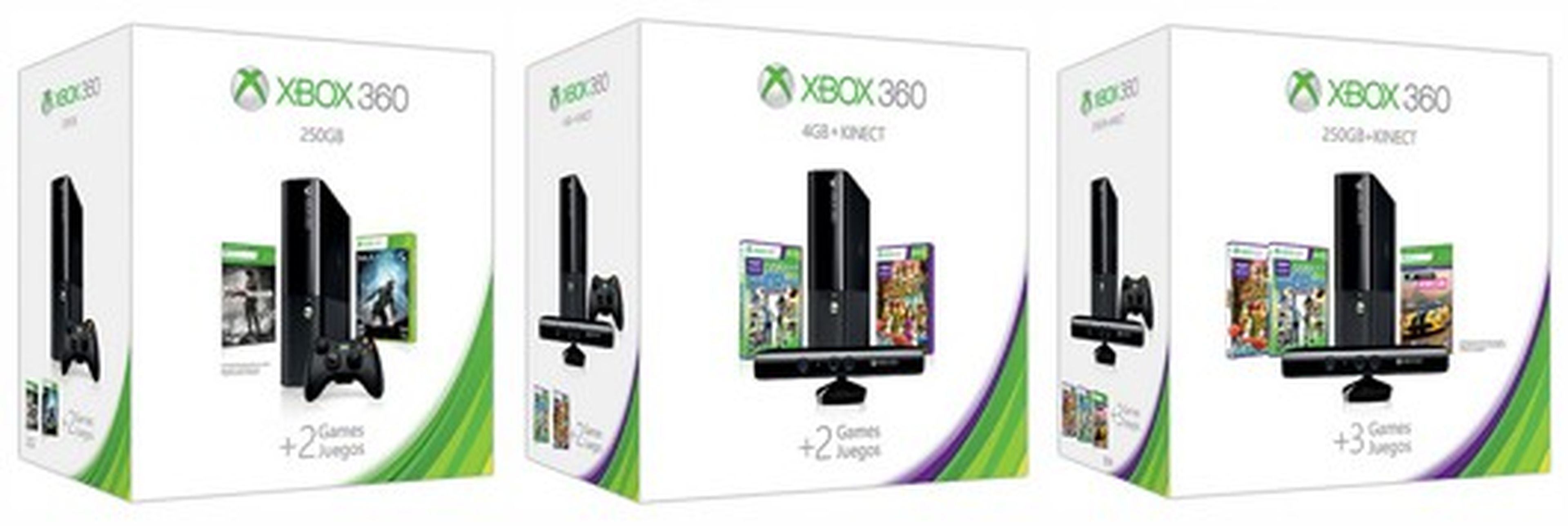 Nuevos packs de Xbox 360