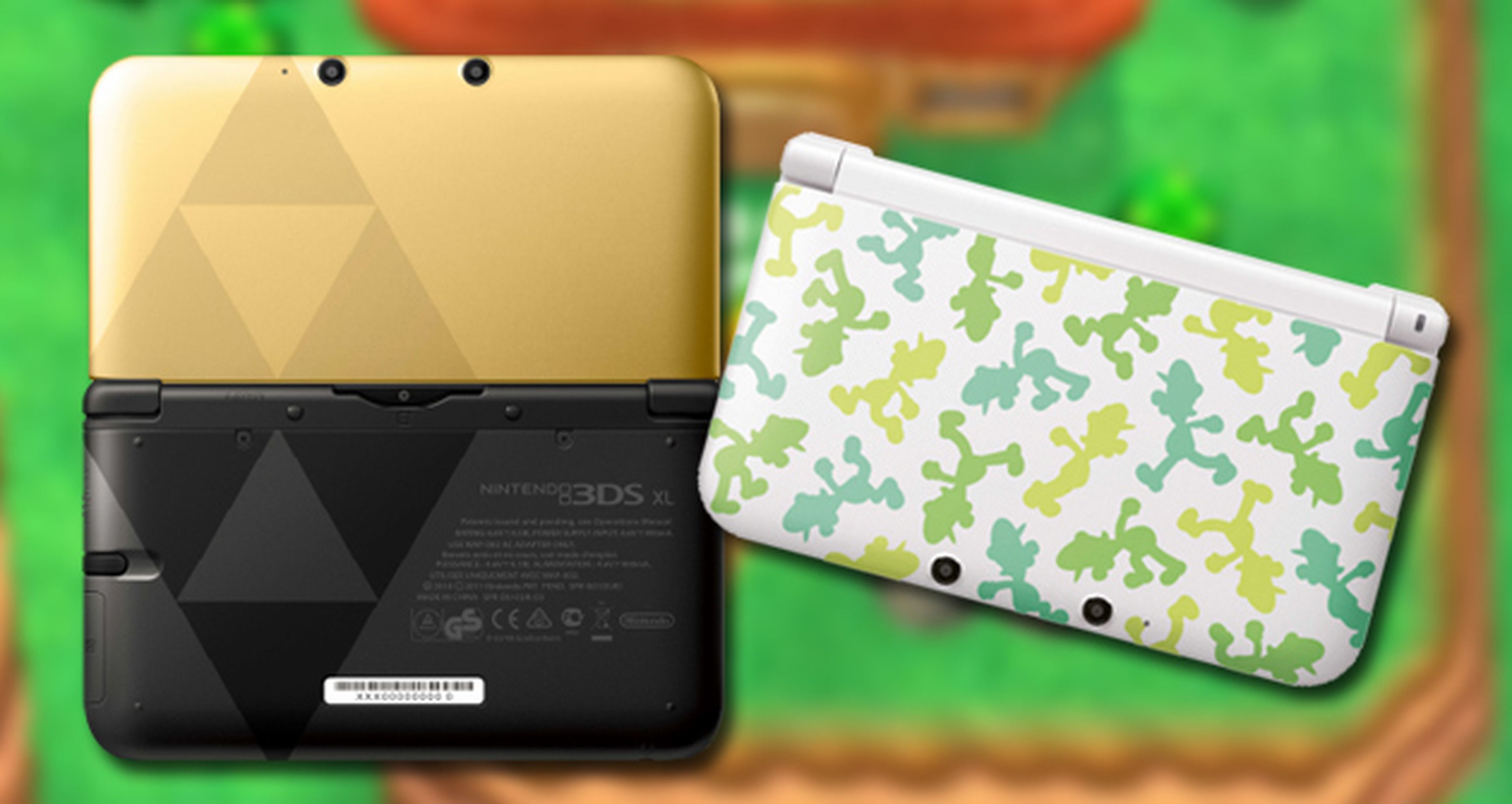Ediciones espciales 3DS XL de Luigi y Zelda