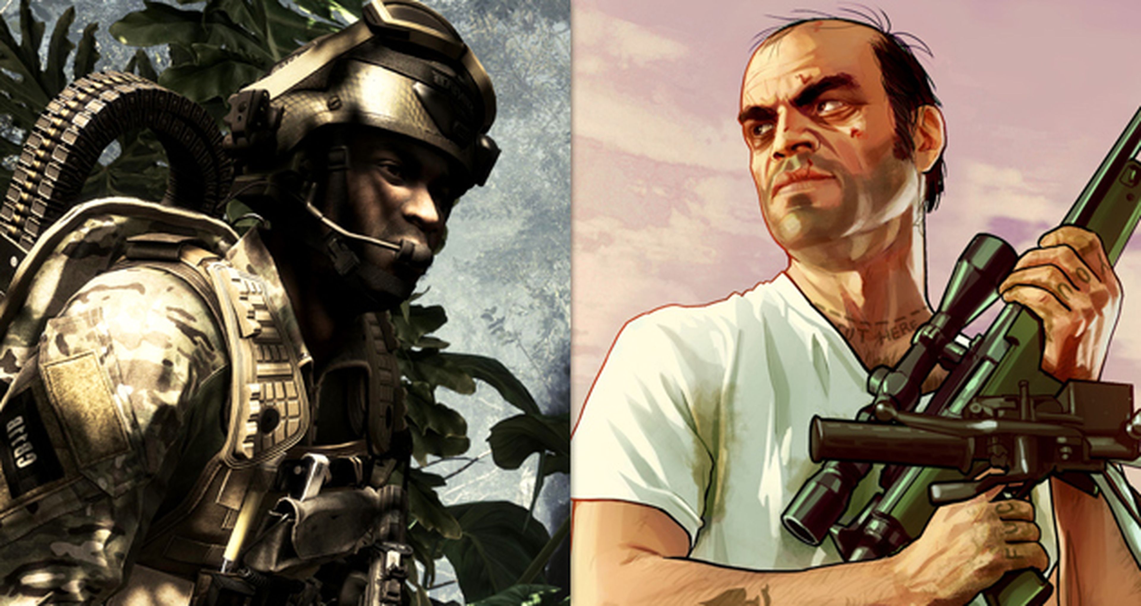 GTA V y Call of Duty Ghosts se enfrentarán en las tiendas