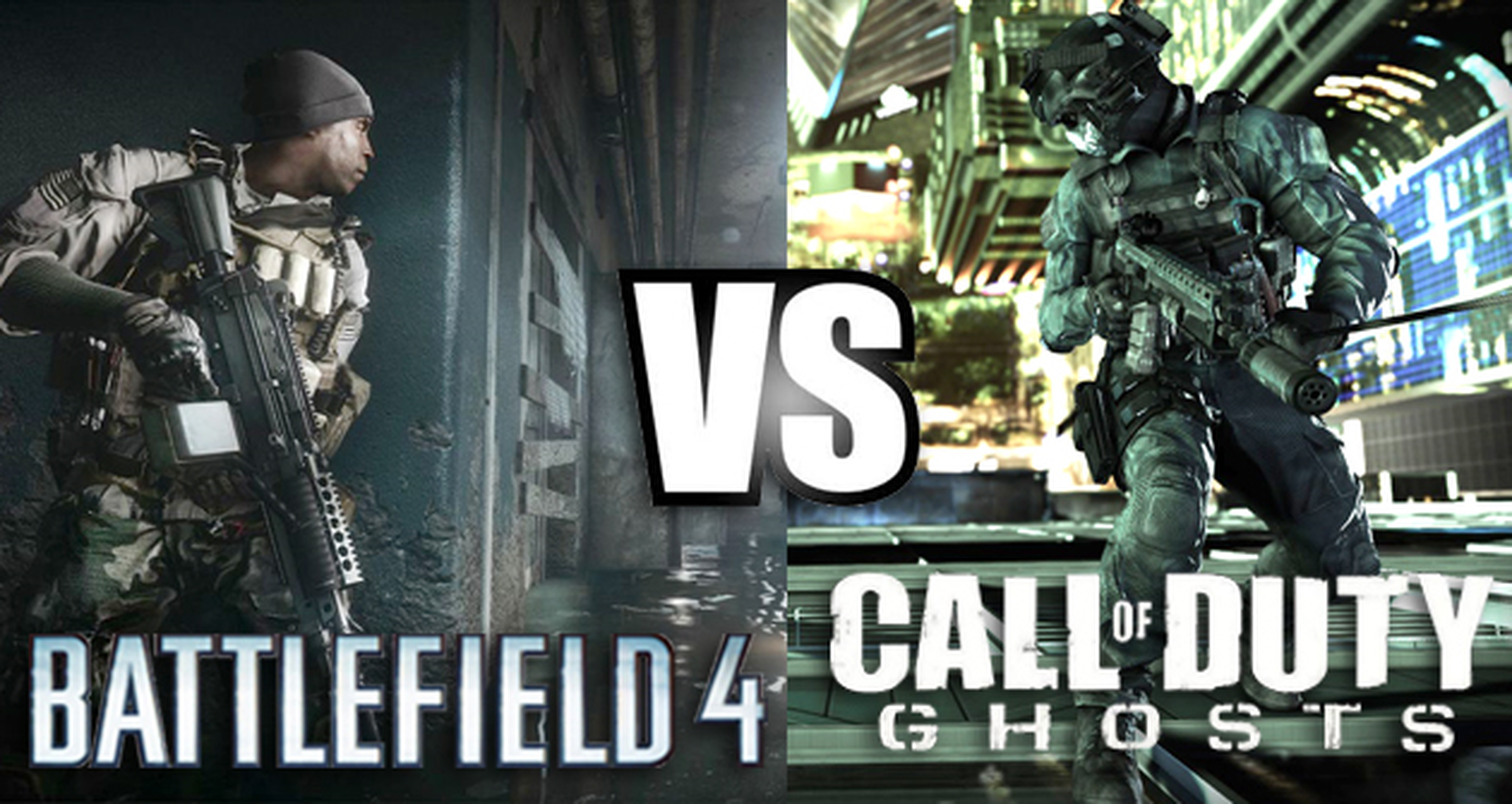 Comparativa de Battlefield 4 y Call of Duty Ghosts
