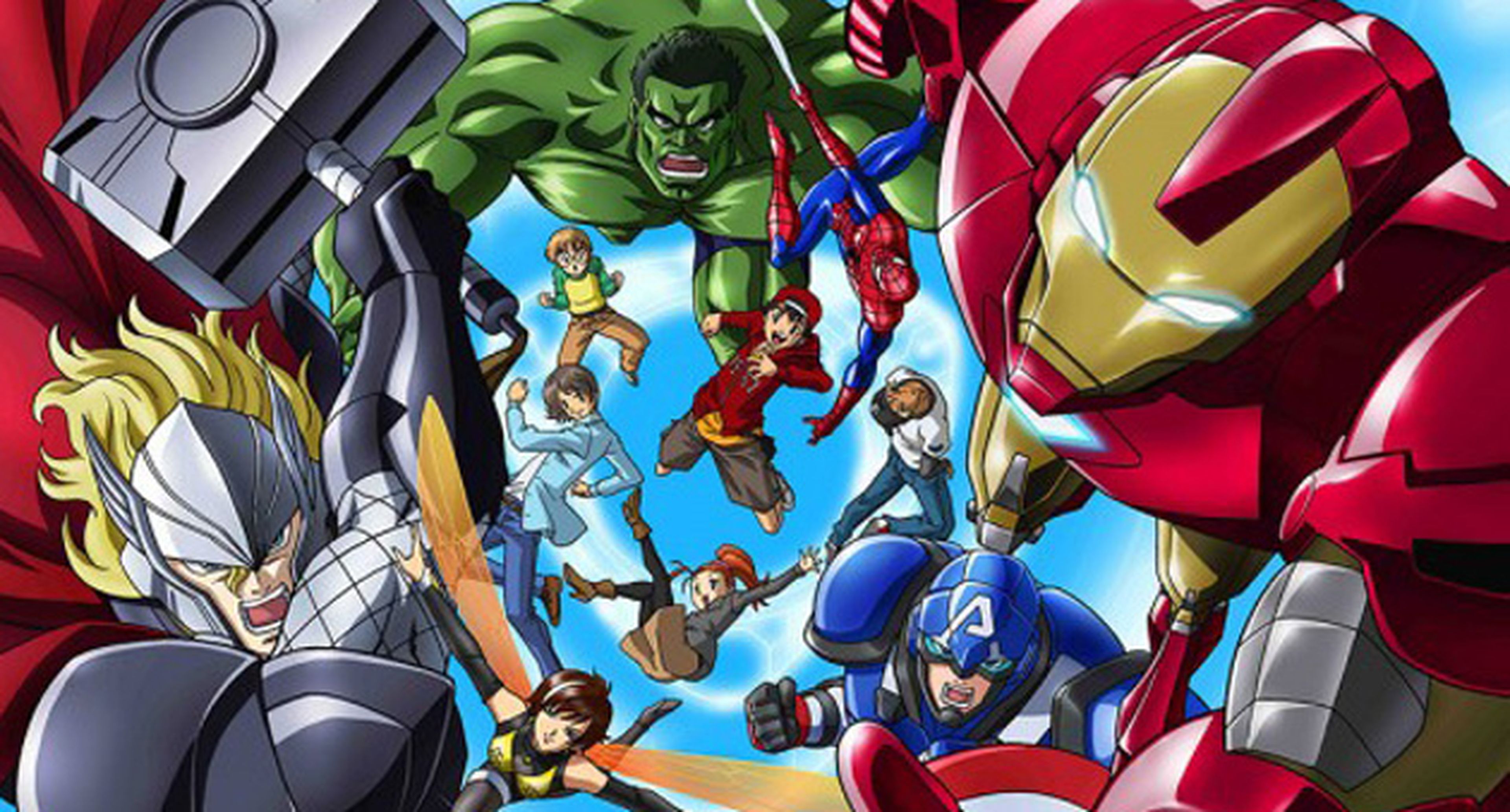 Marvel Disk Wars The Avengers, anime de Los Vengadores