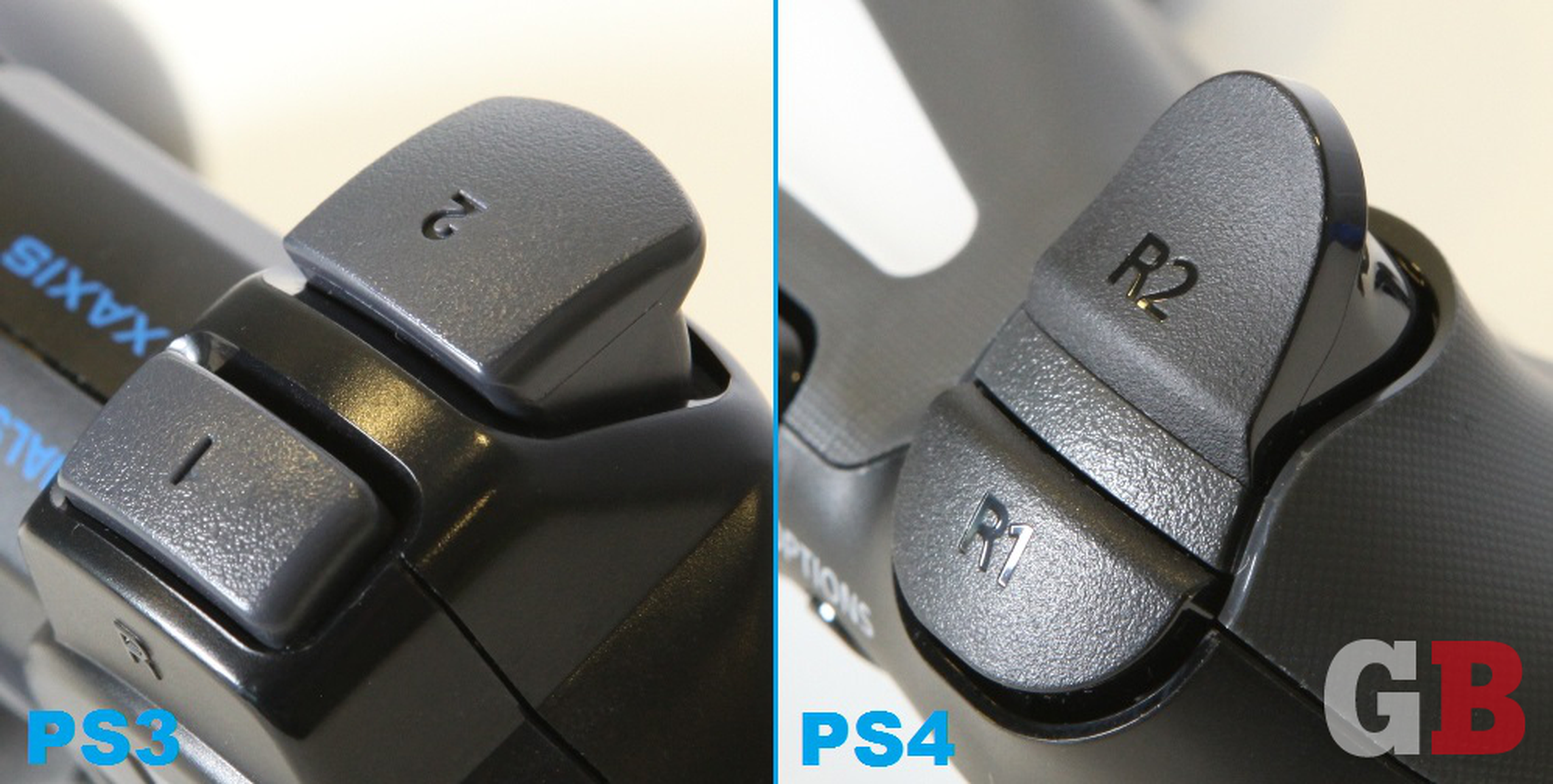 Comparativa entre el mando de PS3 y el de PS4