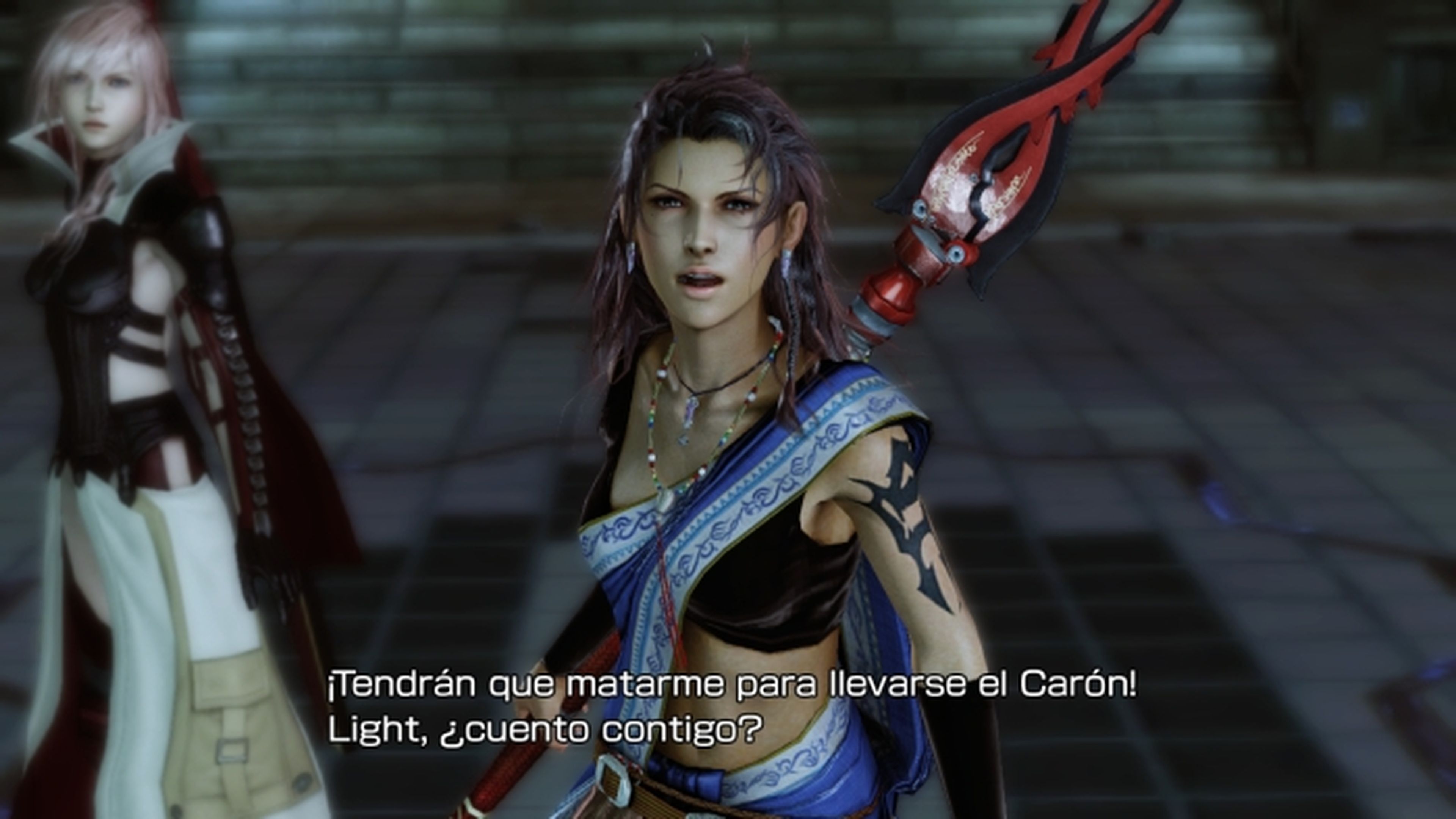 Over my dead body. Финальная фантазия 13 Фанг. Лайтнинг и Фанг Final Fantasy. Lightning Final Fantasy 13 screenshot.