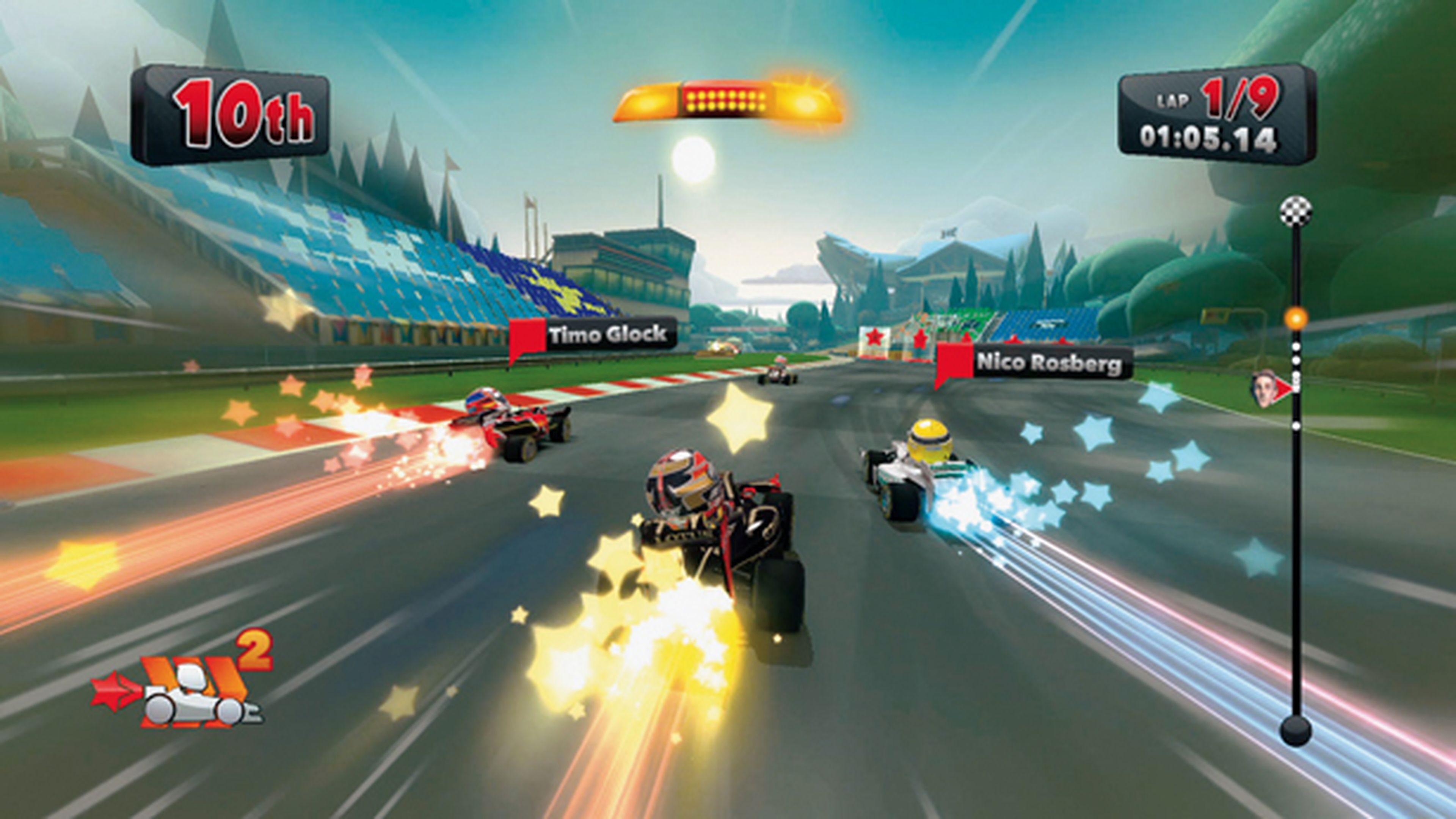 Avance de F-1 Race Stars Powered Up Edition en Wii U