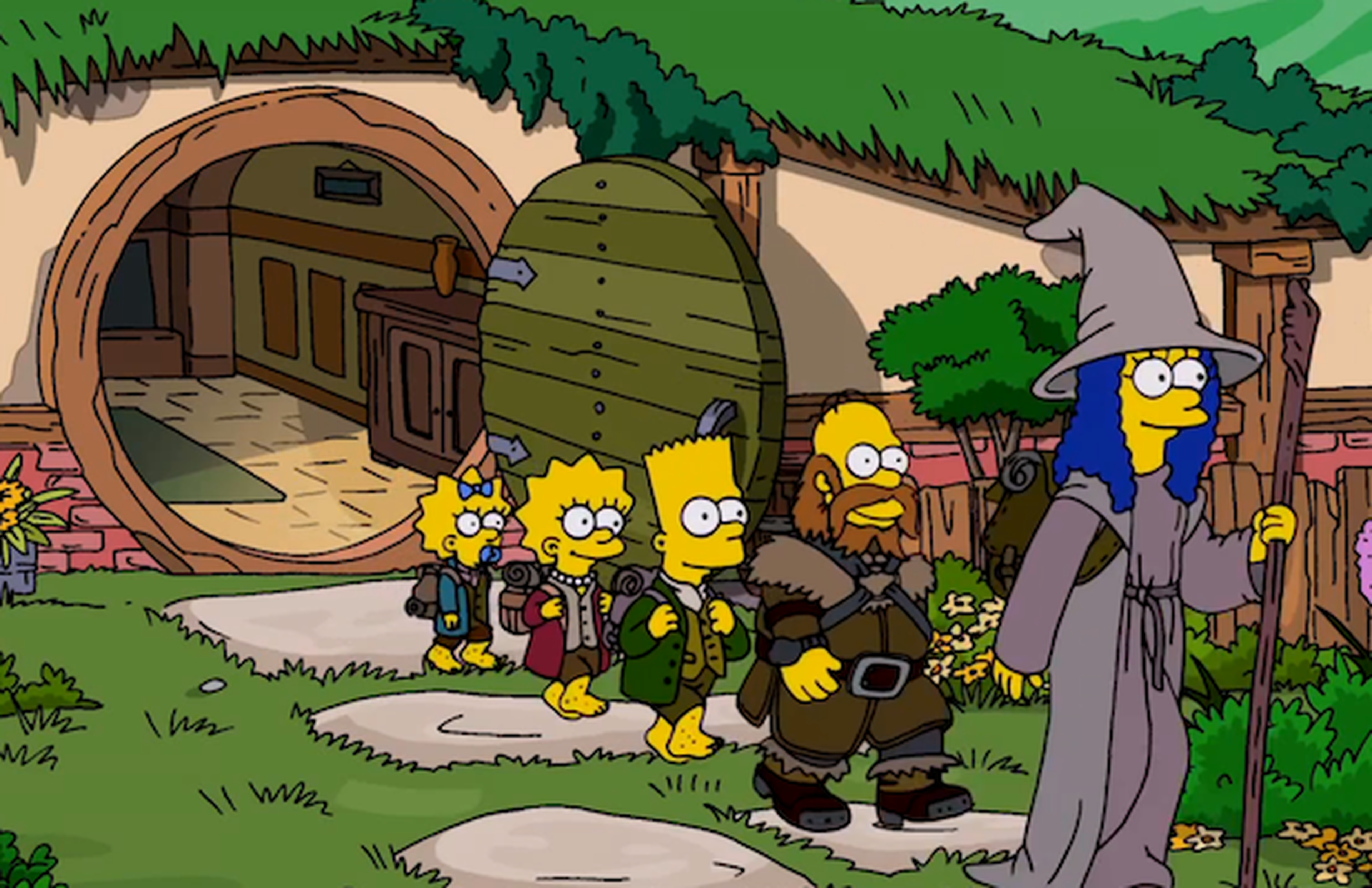El homenaje de Los Simpson a El Hobbit