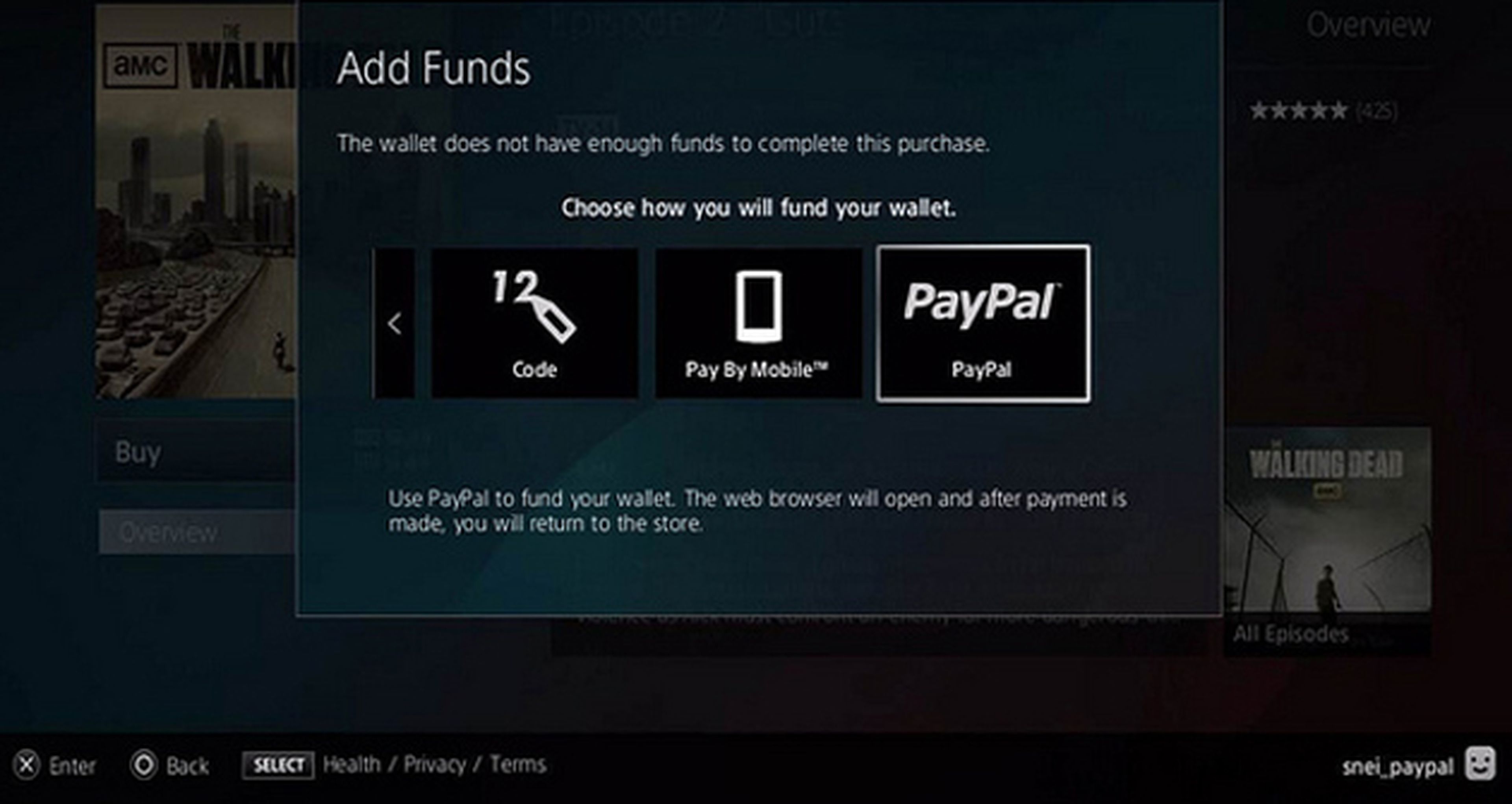 Ya se puede pagar con PayPal a través de la consola