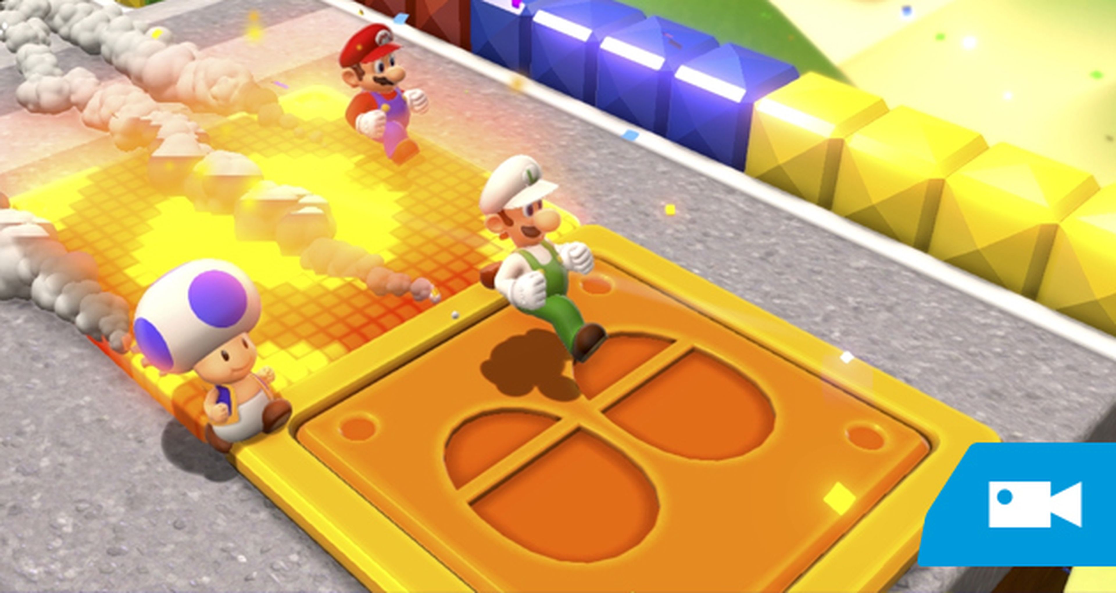 El uso del Gamepad en Super Mario 3D World