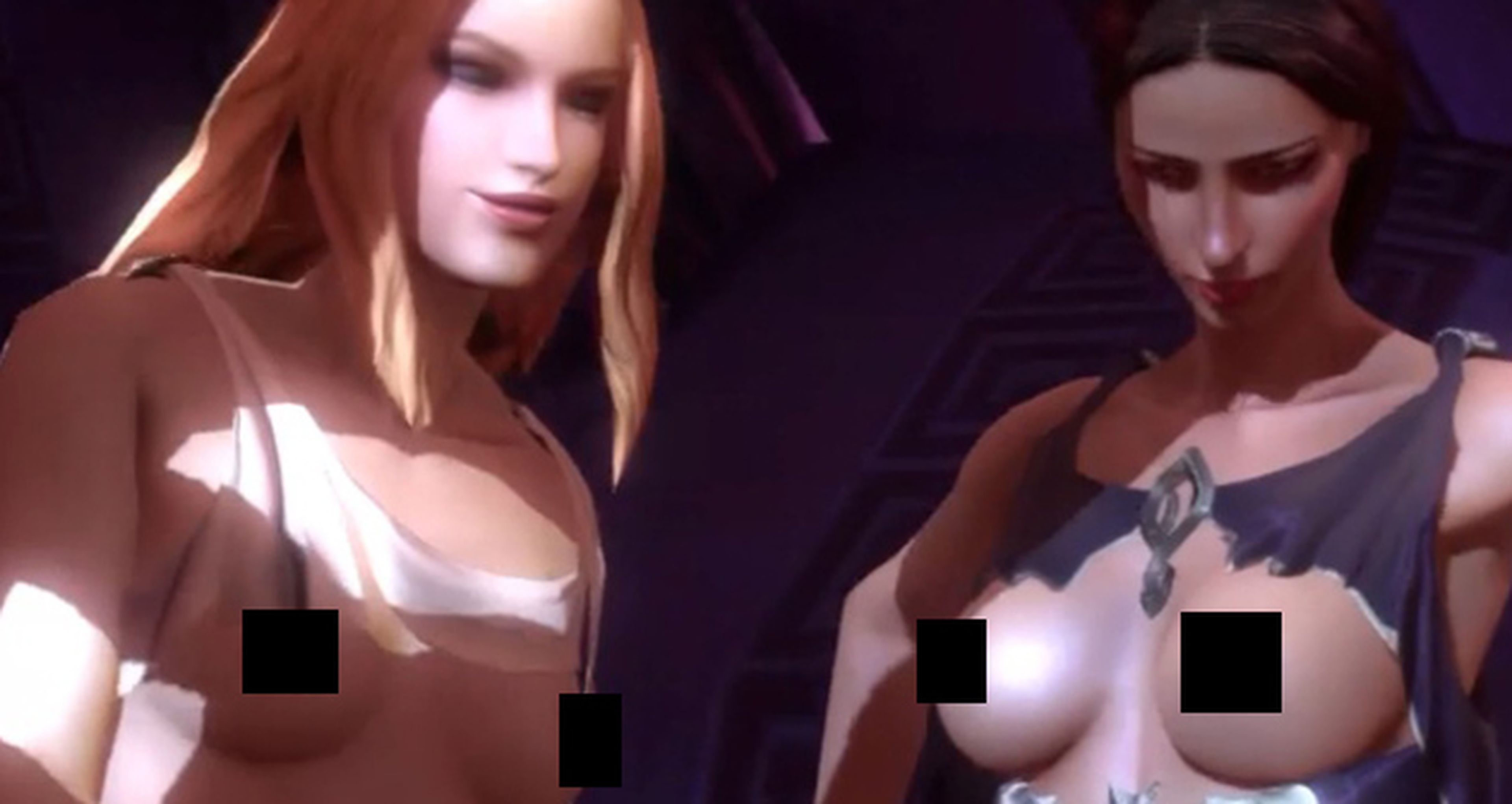 Los desnudos en los videojuegos