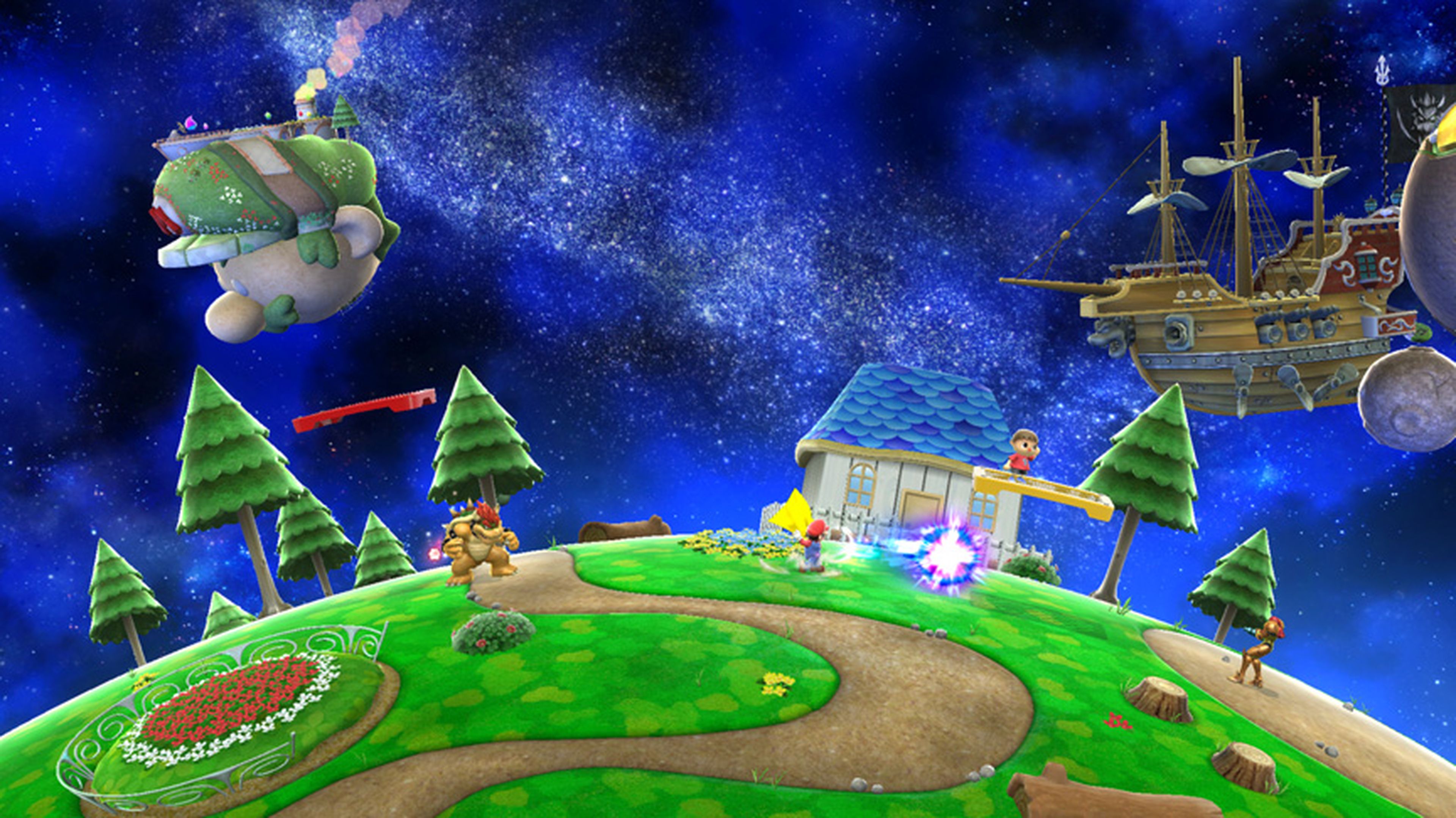 Habrá escenario de Mario Galaxy en Super Smash Bros.