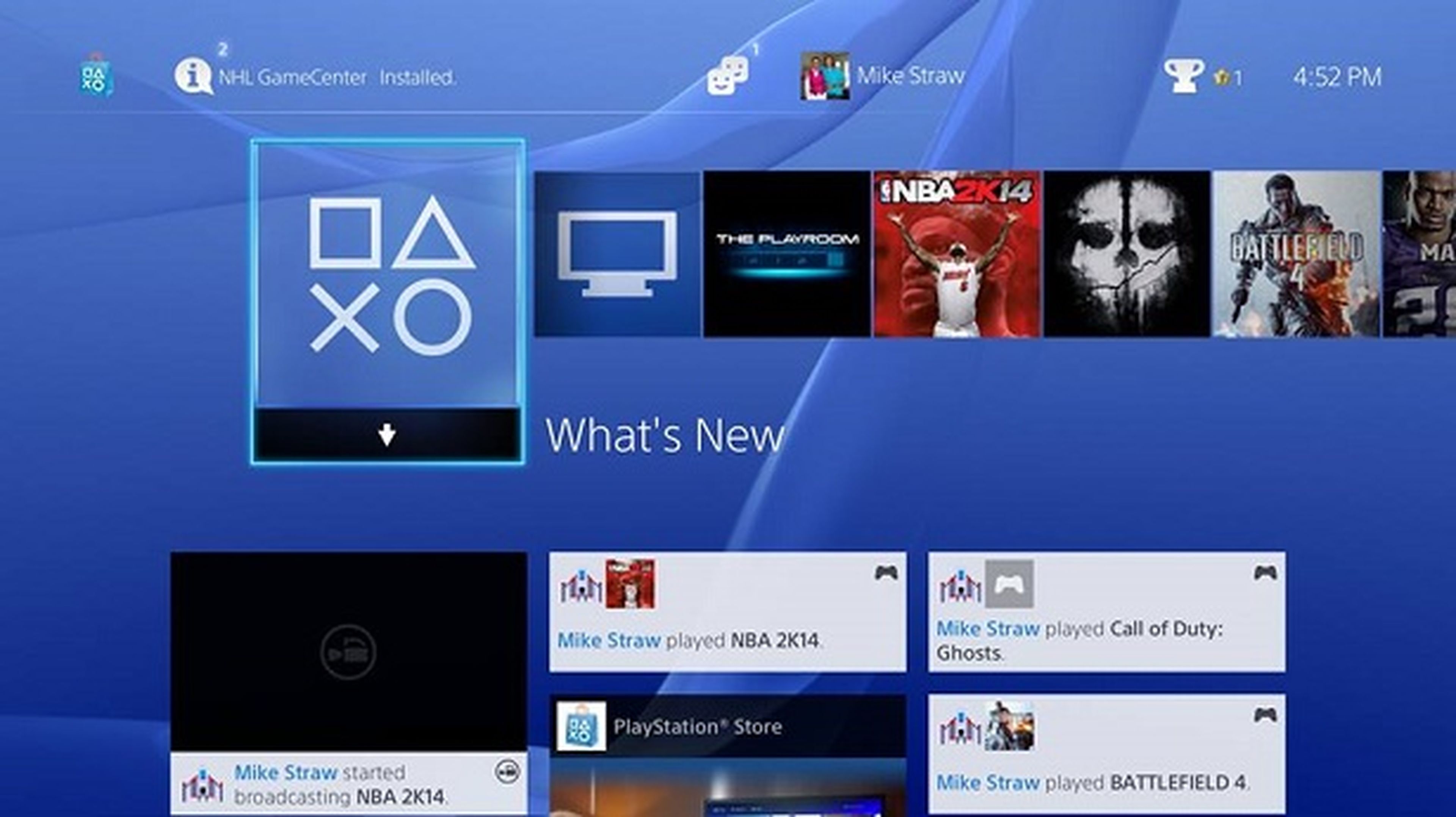 PS4 se actualiza con un nuevo firmware