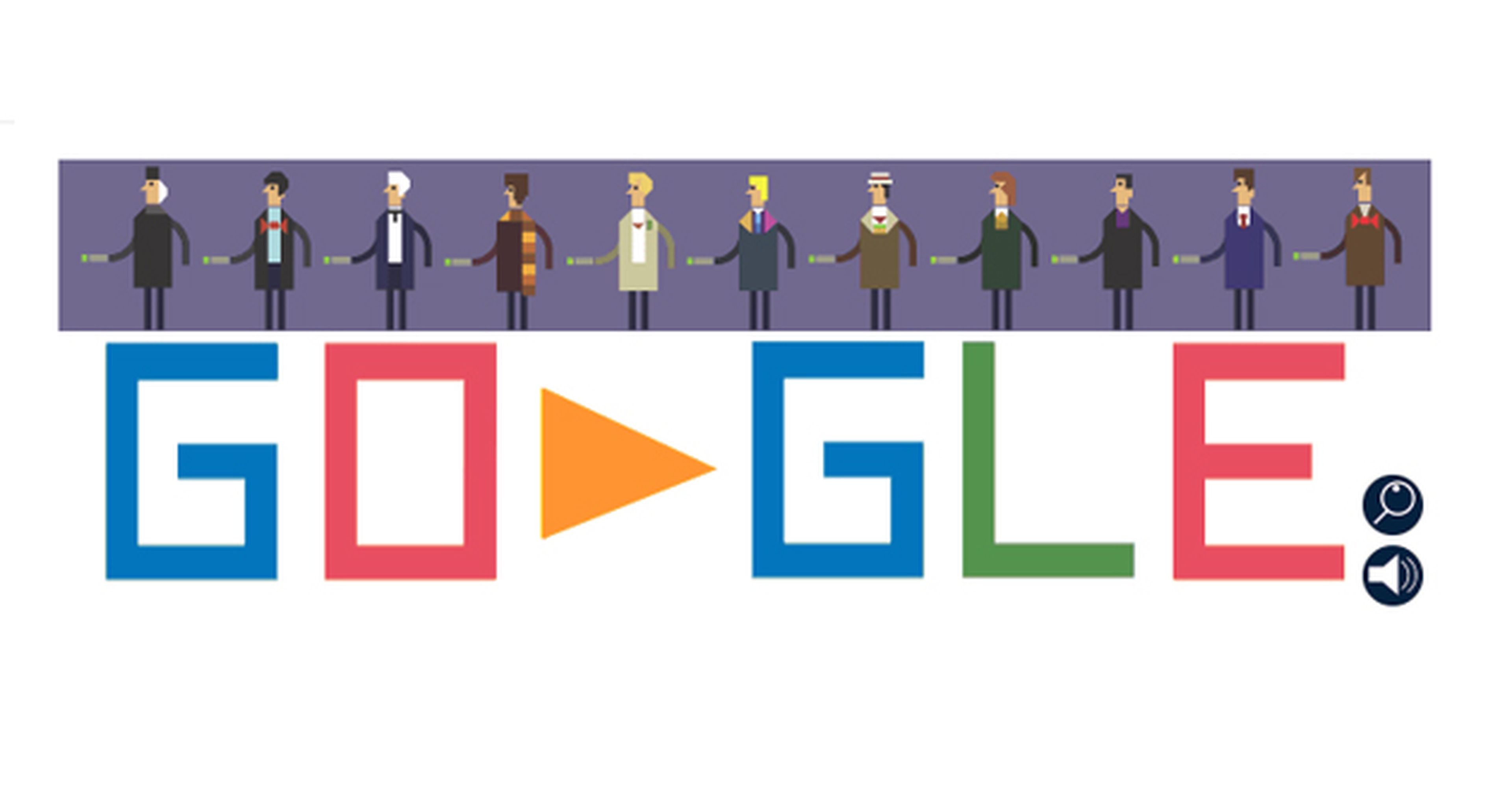 Google homenajea el 50 Aniversario de Doctor Who