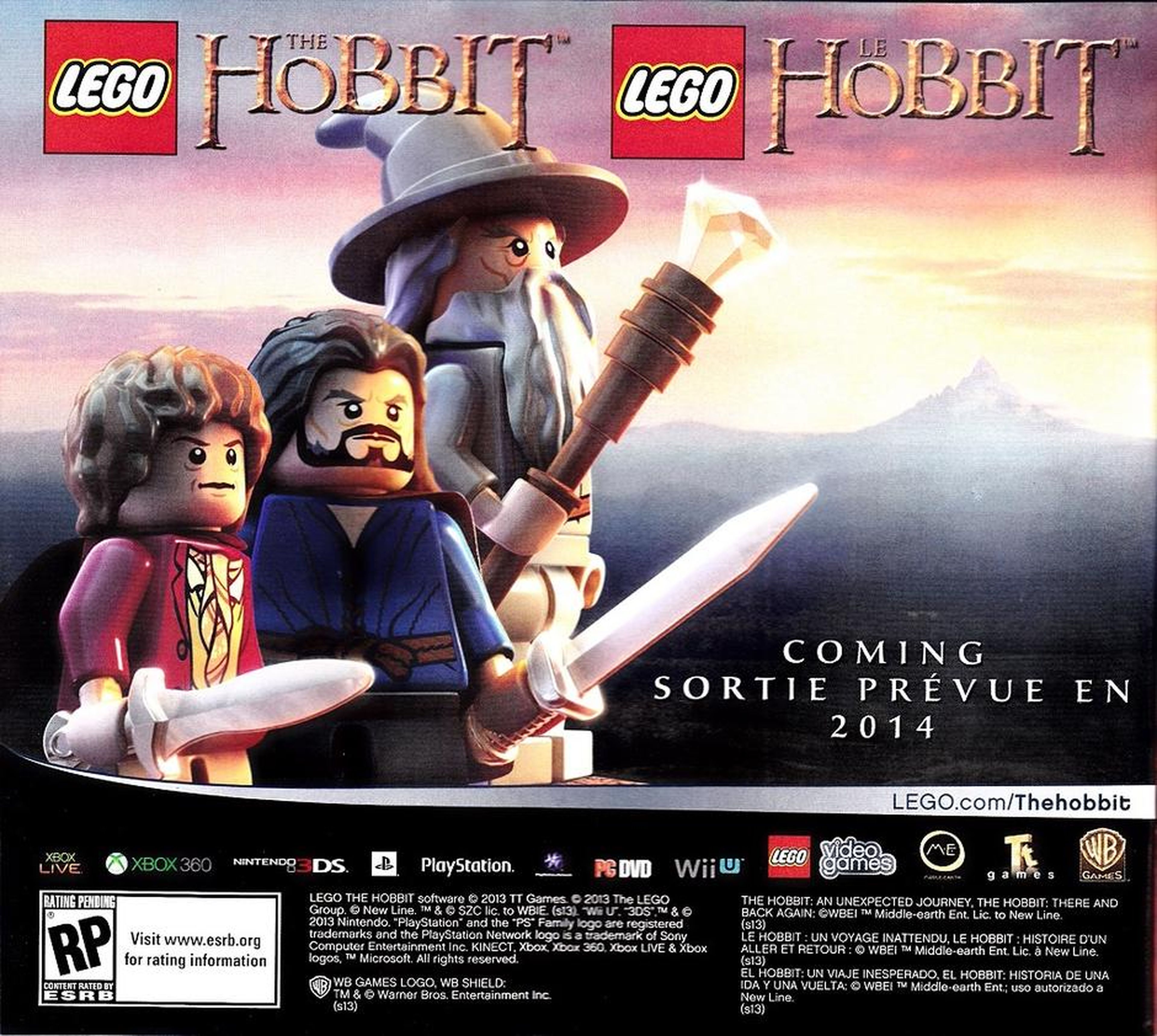 La versión Lego de El Hobbit para 2014